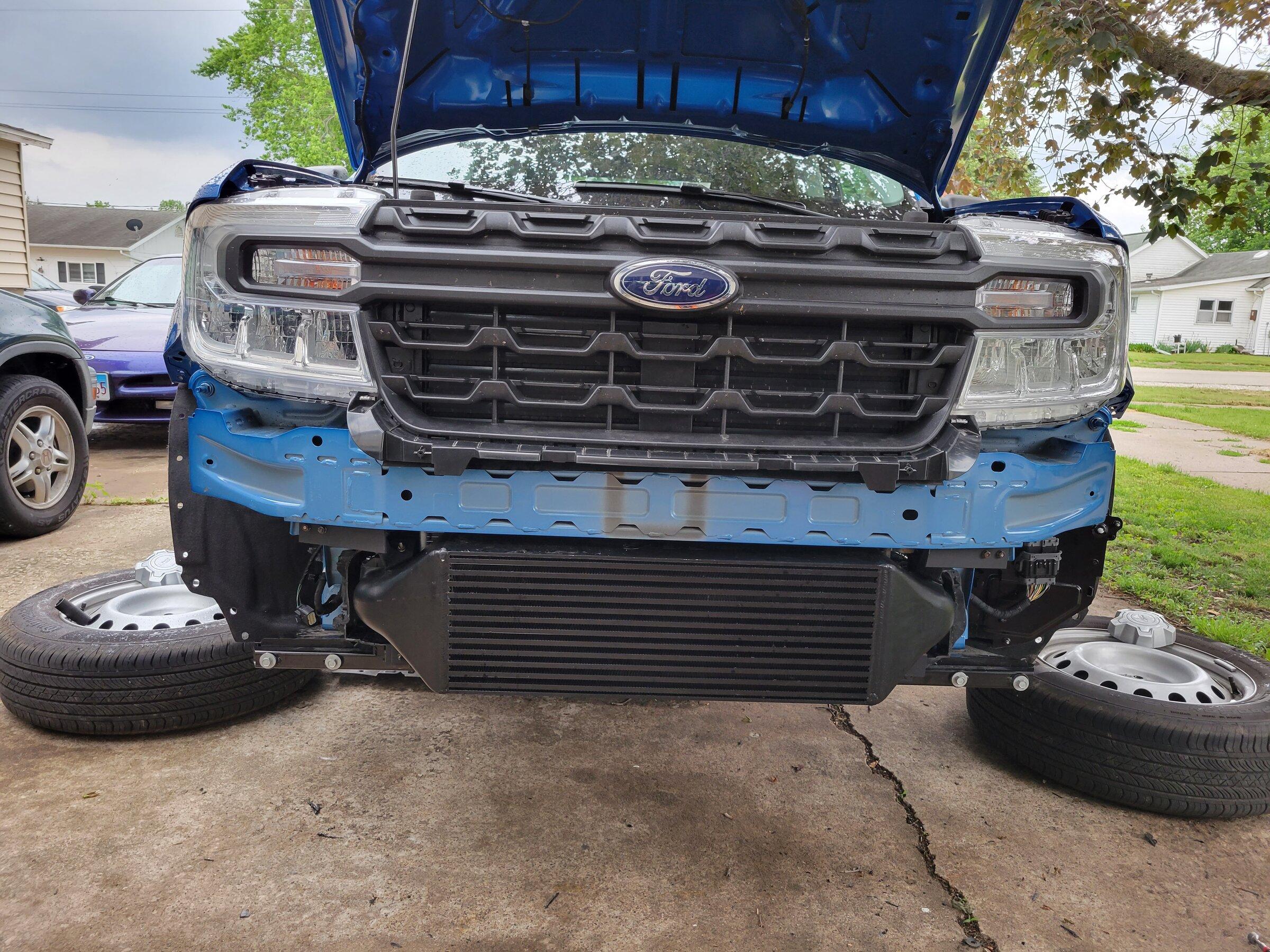 Ford Maverick Project QuikRik. My Velocity Blue XL AWD Performance build 20220606_175020