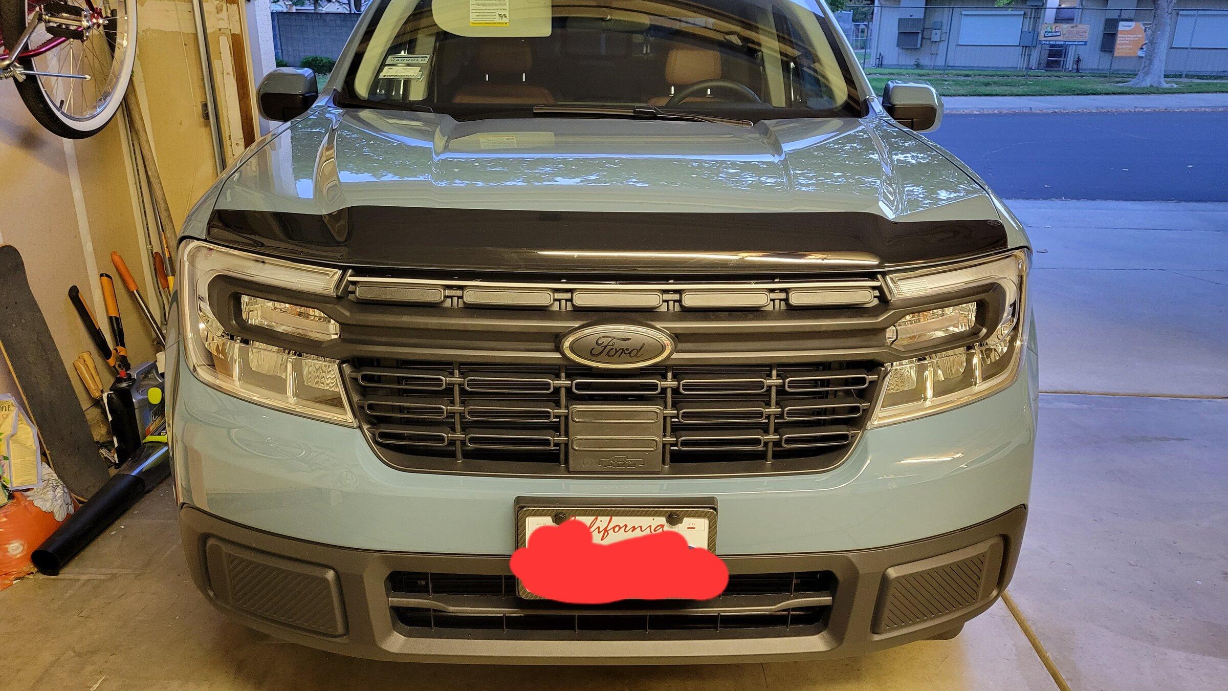 Ford Maverick Plasti Dipping the badging 20220607_203101