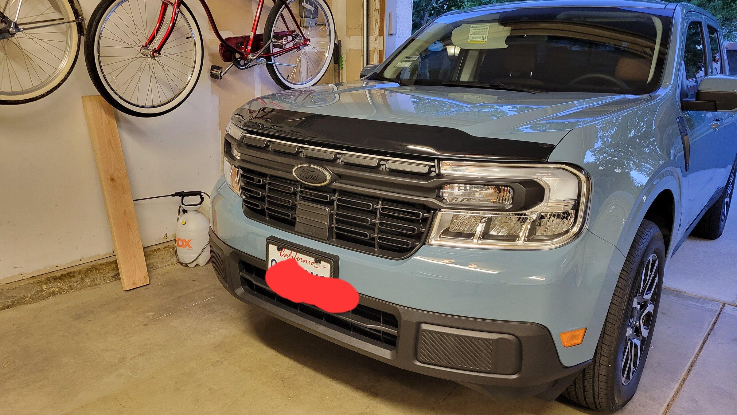 Ford Maverick Plasti Dipping the badging 20220607_203107