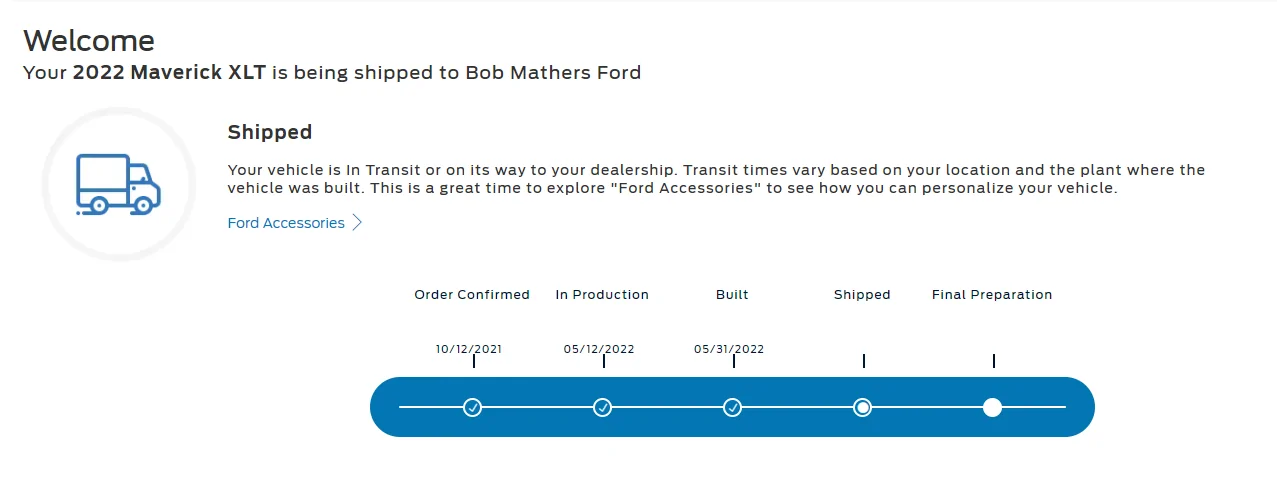 Ford Maverick 📬  02/10 Scheduling Email Received Group [EMAILS NOW ARRIVING!] Build_Mav