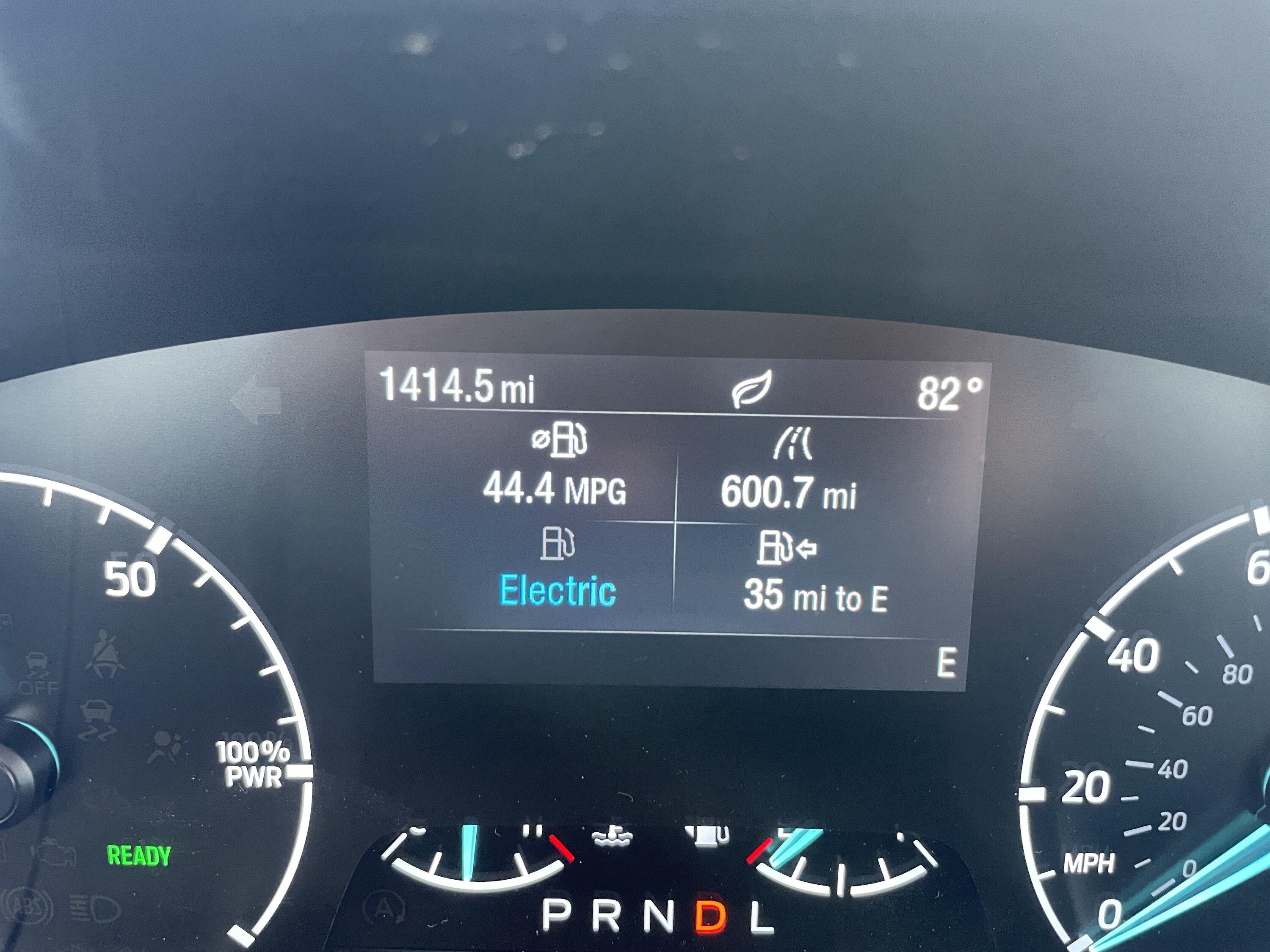 Ford Maverick 600 Miles Per Tank Hybrid Maverick club IMG_5241.JPG