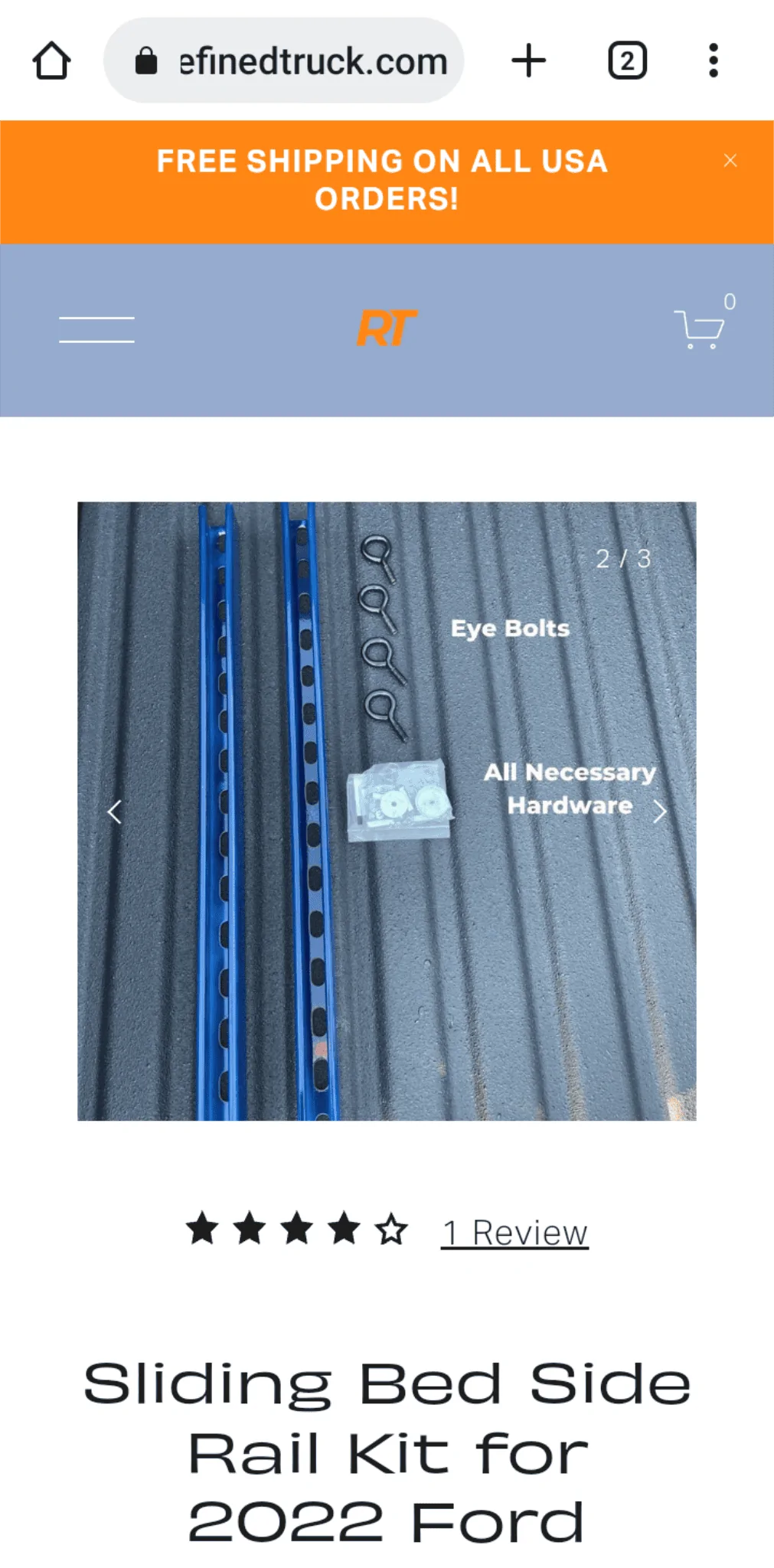 Ford Maverick Easy DIY BED RAILS chrome_screenshot_1655087397725