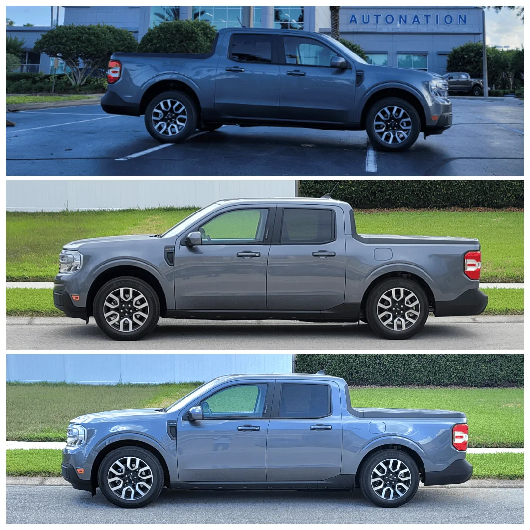Ford Maverick Maverick Lariat Lux pkg lowered on AWD Escape H&R Springs PhotoCollage_1655065378980