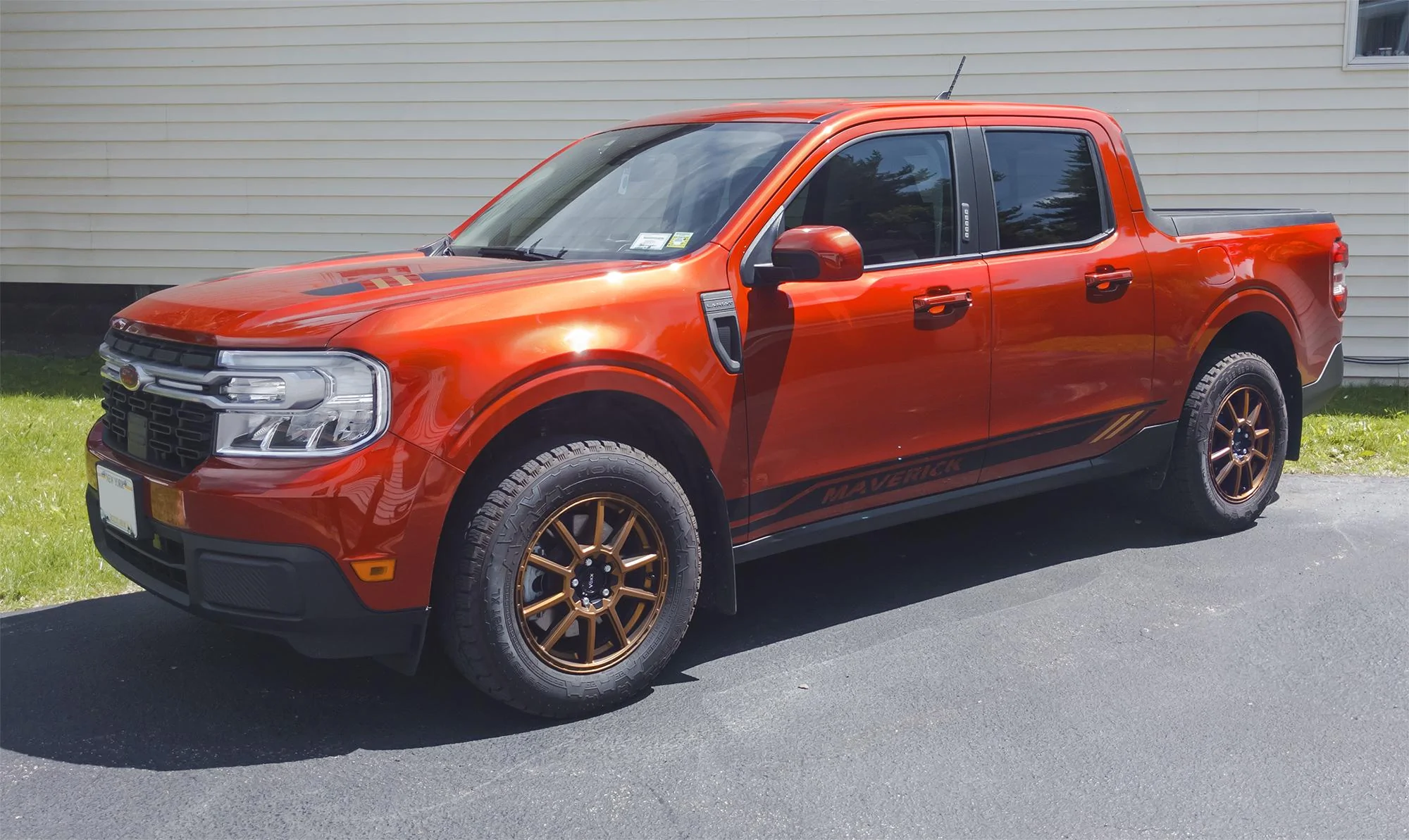 Ford Maverick HOT PEPPER RED Maverick Photos Thread mavhprsun
