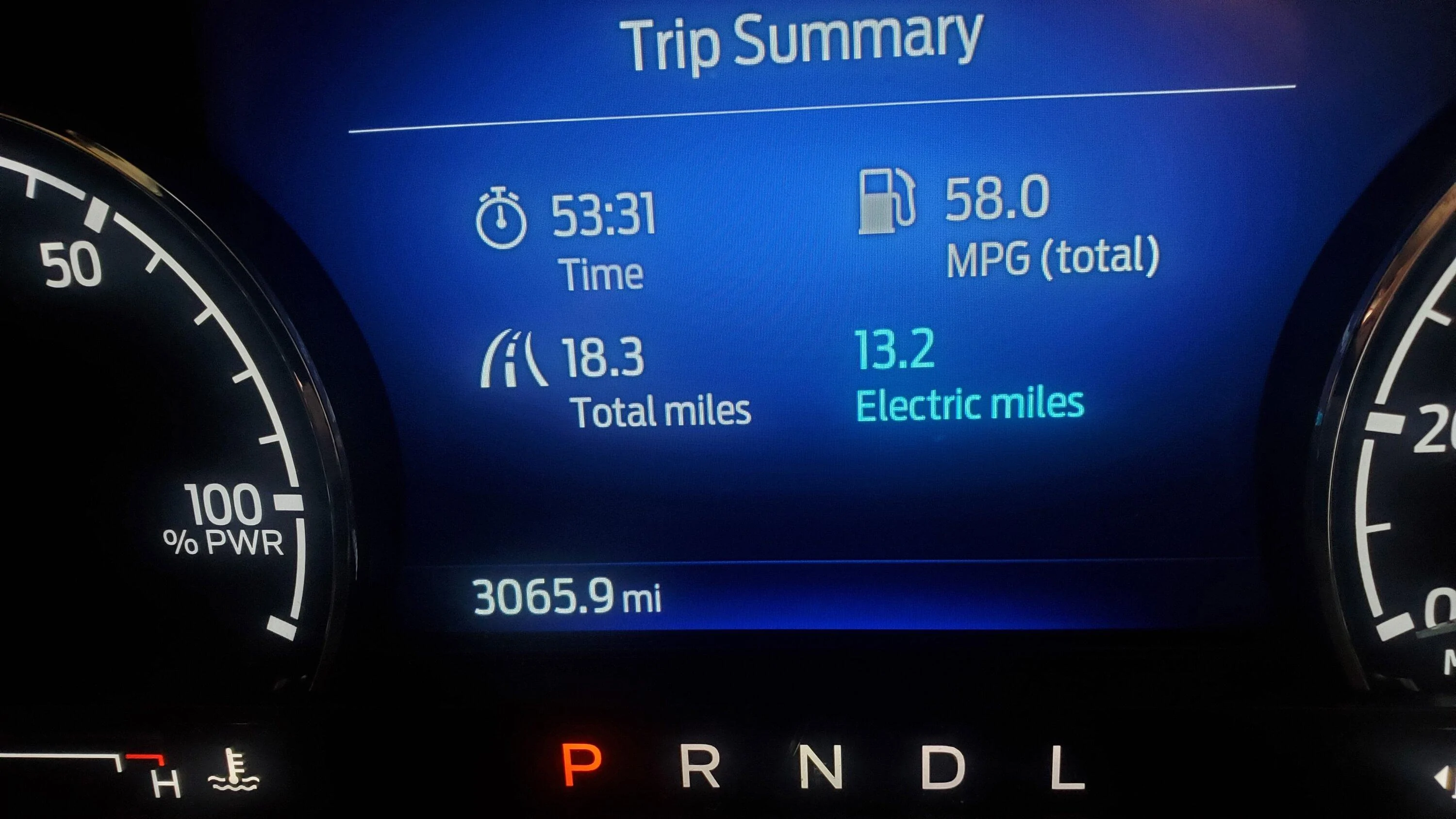 Ford Maverick Hybrid vs Eco for mostly highway driving. 20220517_082041