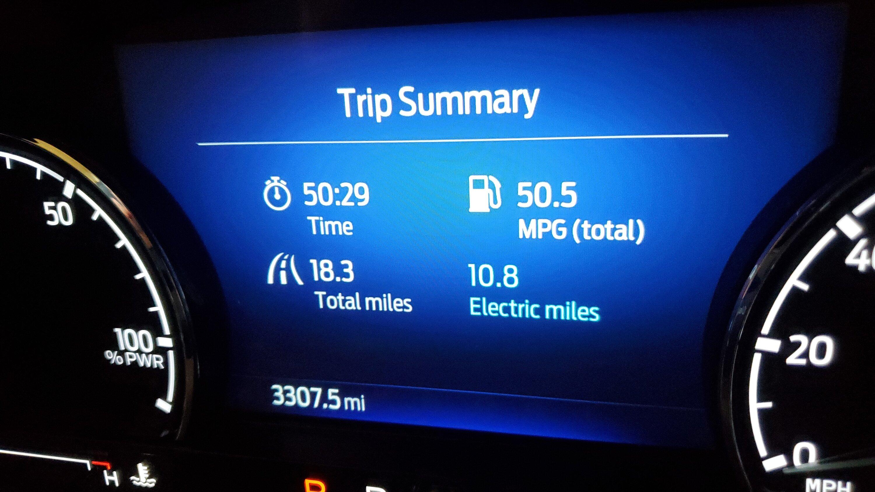 Ford Maverick Hybrid vs Eco for mostly highway driving. 20220524_083018