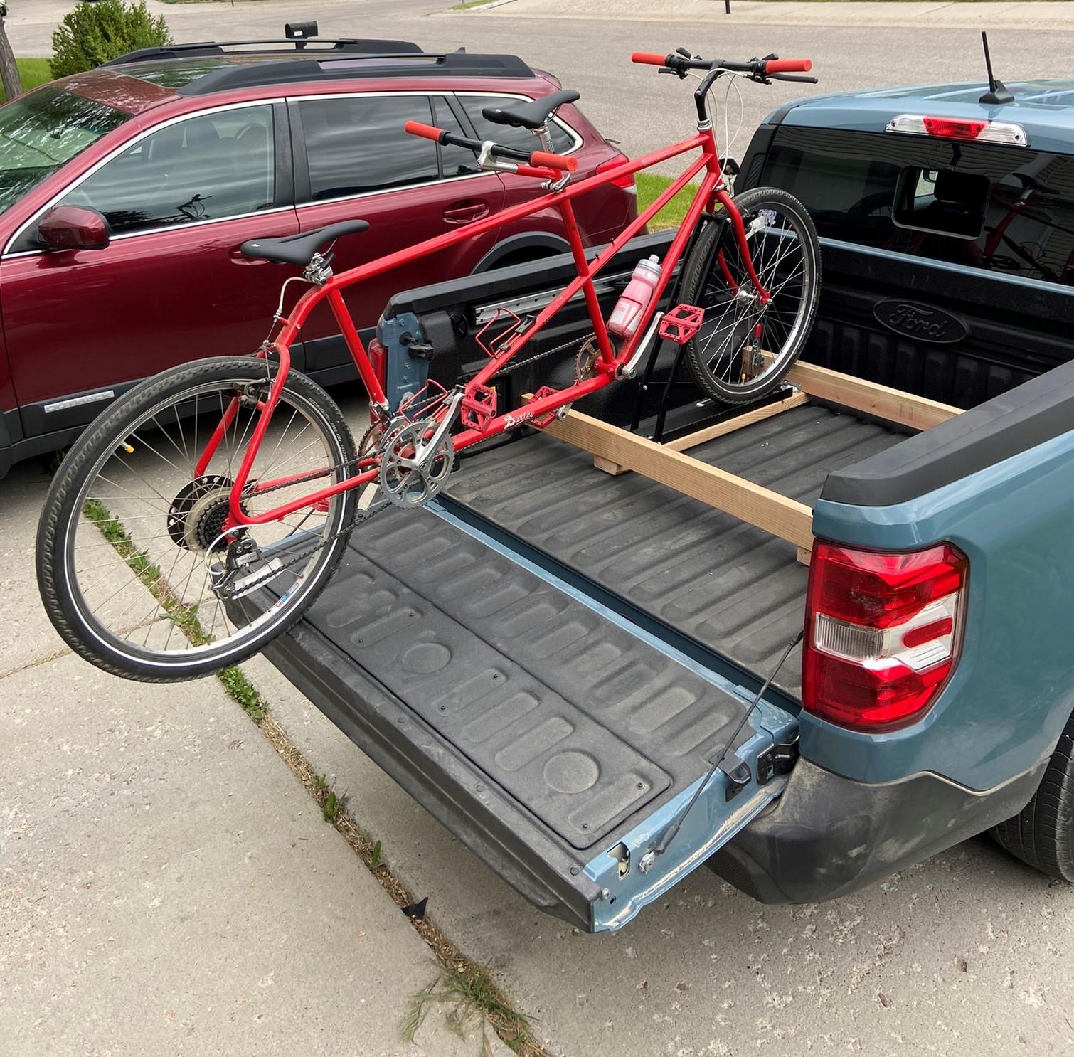 Ford Maverick Bike Racks... Tailgate Pad or Hitch Rack for frequent use. IMG_7355