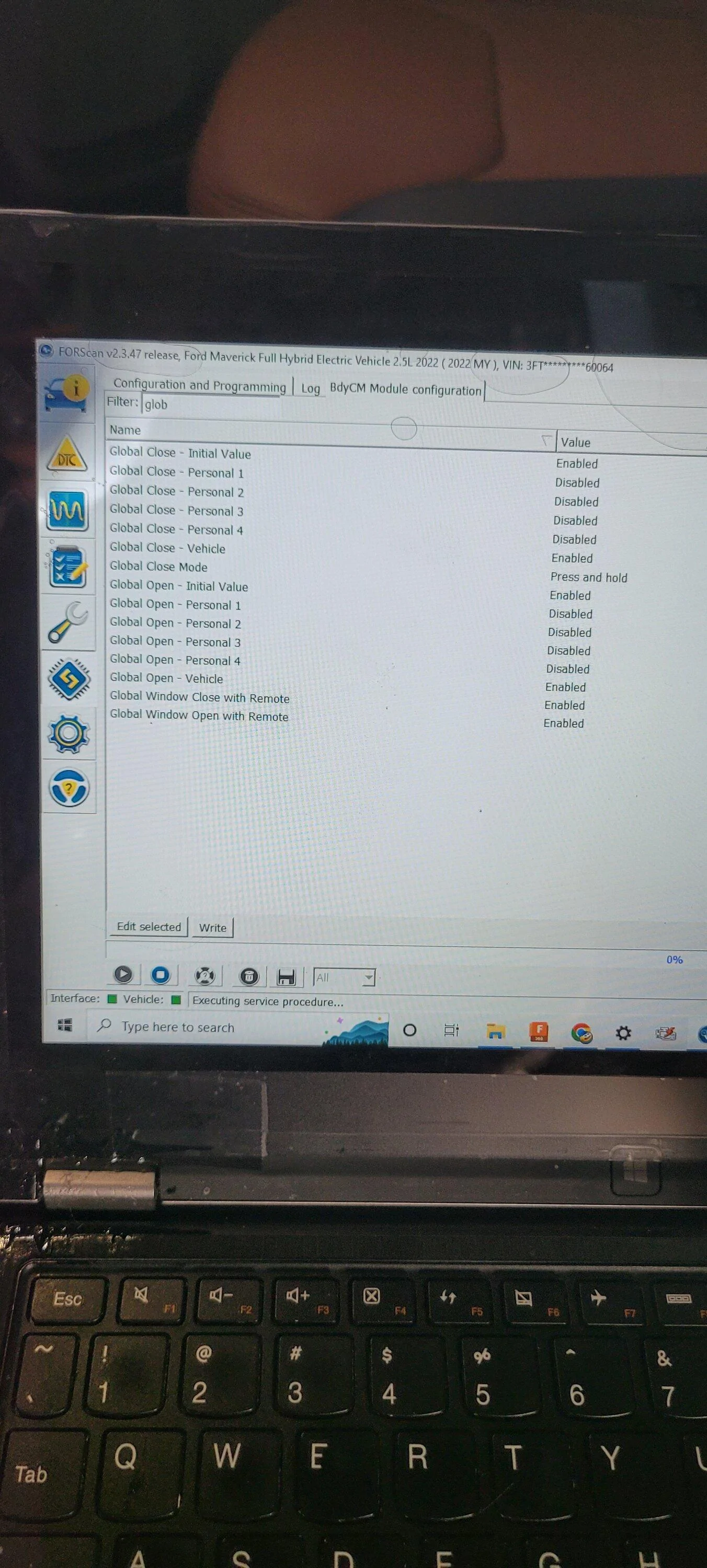 Ford Maverick Global Window Open Confirmed Working (Lariat Only) 20220615_195131