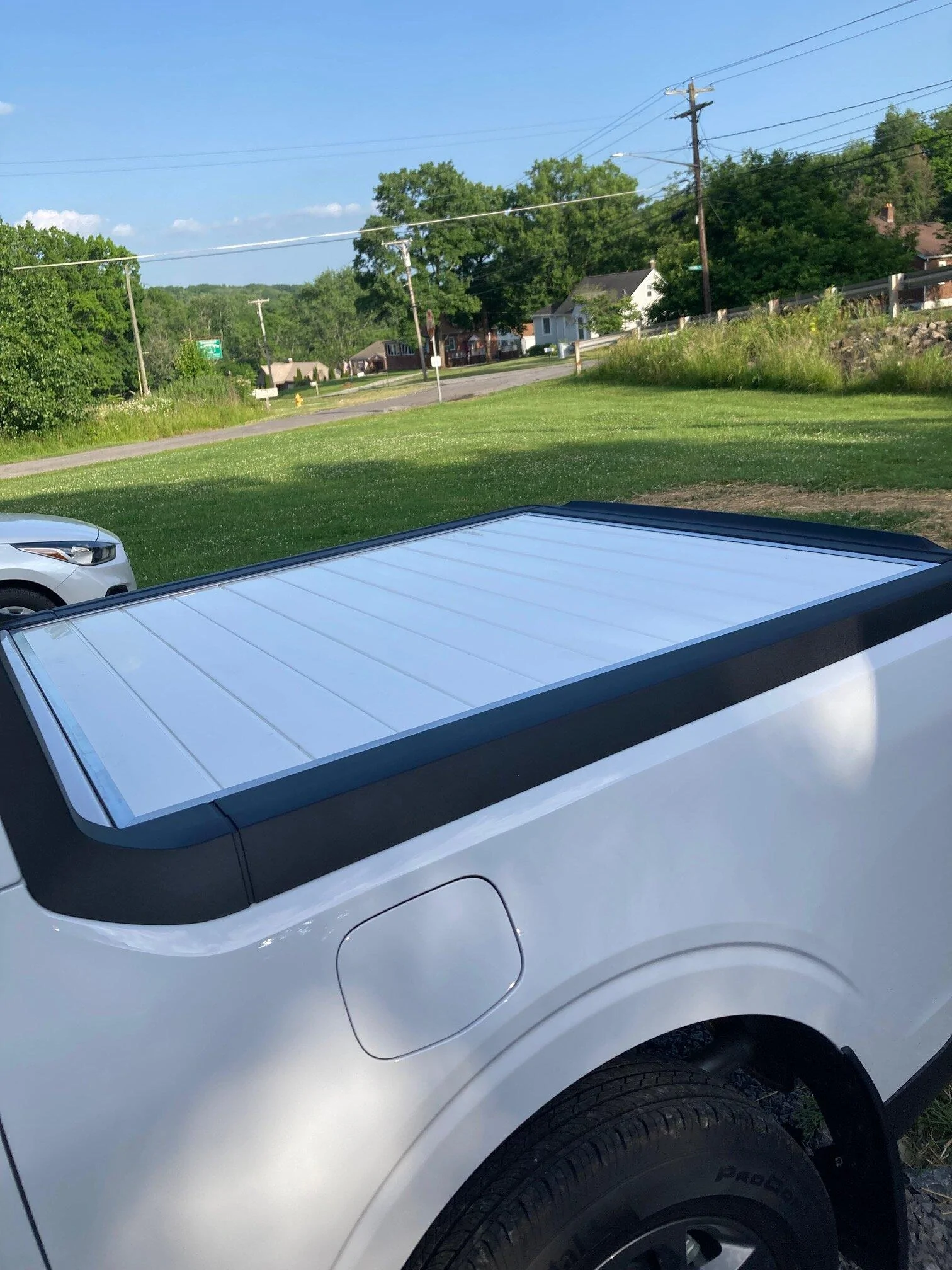 Ford Maverick Homemade tonneau cover IMG_5659