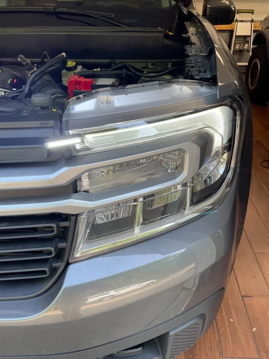 Ford Maverick F150LEDs Introduction White raptor lights with maverick DRL 1