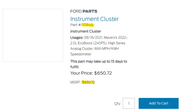 Ford Maverick Has anyone without Lariat/FX4 upgraded their cluster/speedometer to the 6.5" version yet? 1655413673170