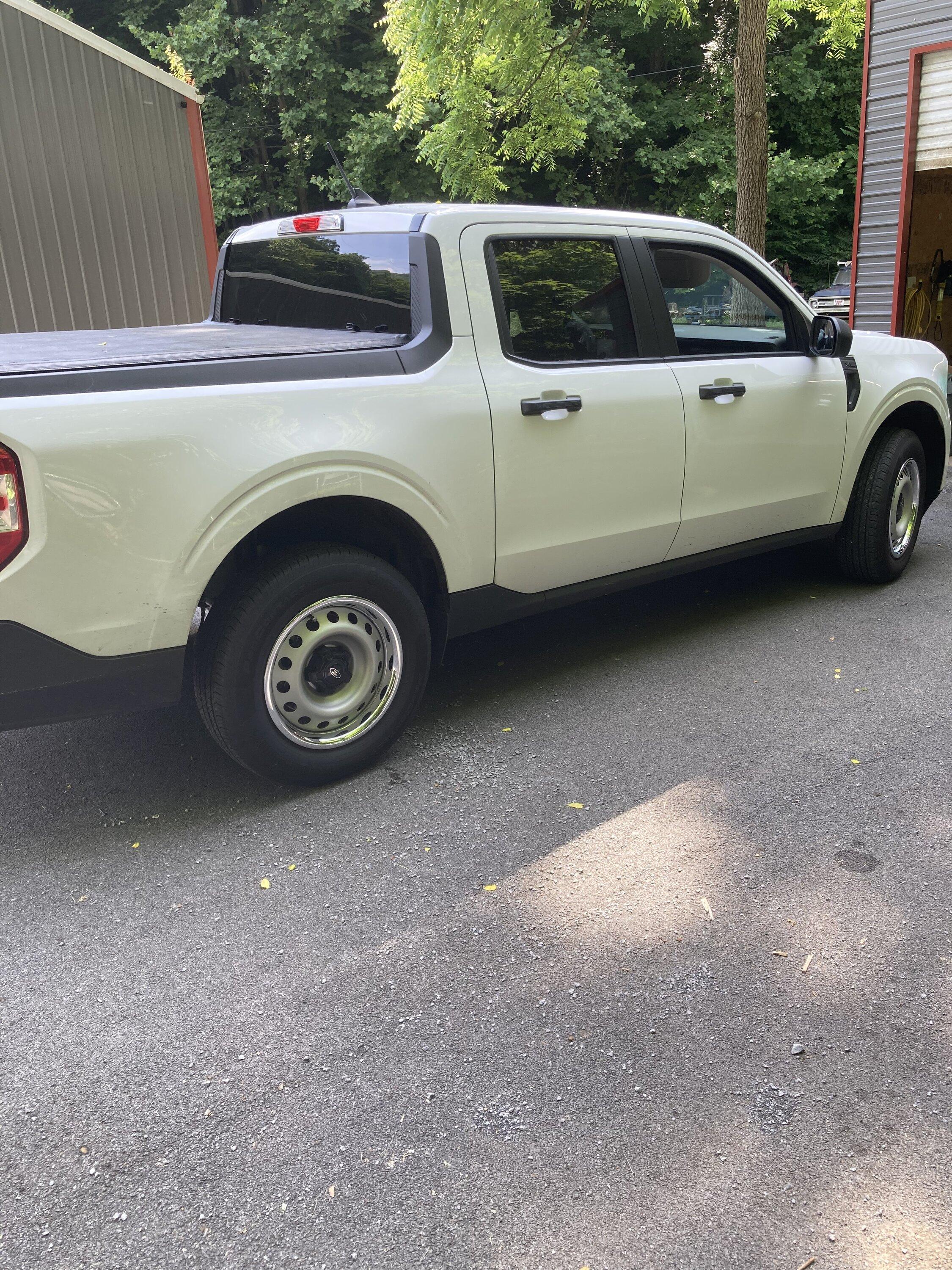 Ford Maverick Made some changes to my steelies 6C66CEBE-A640-466C-88BD-13404C1768A4