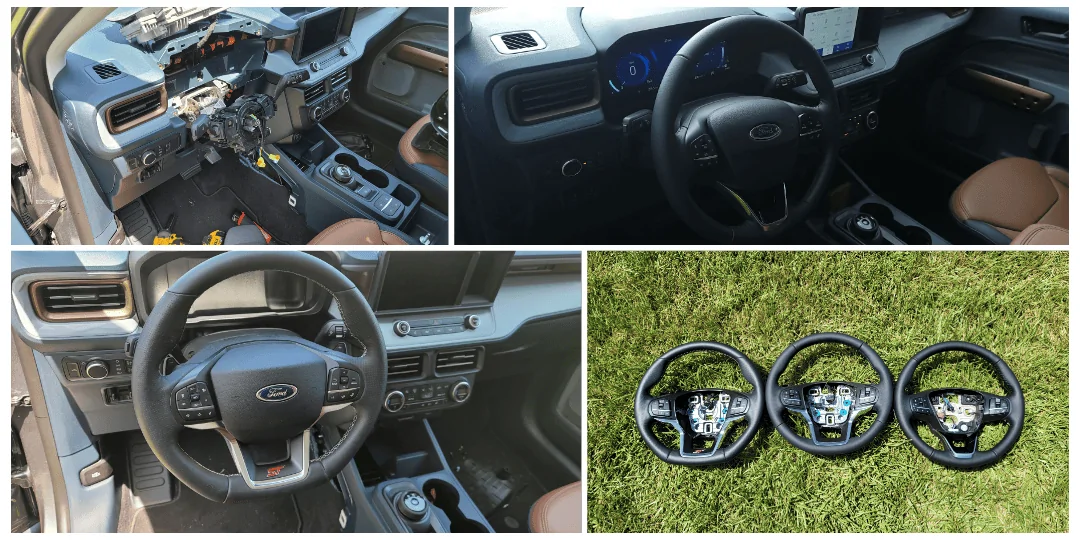 Ford Maverick 2020 Explorer ST Steering Wheel installed PhotoCollage_1655482959057
