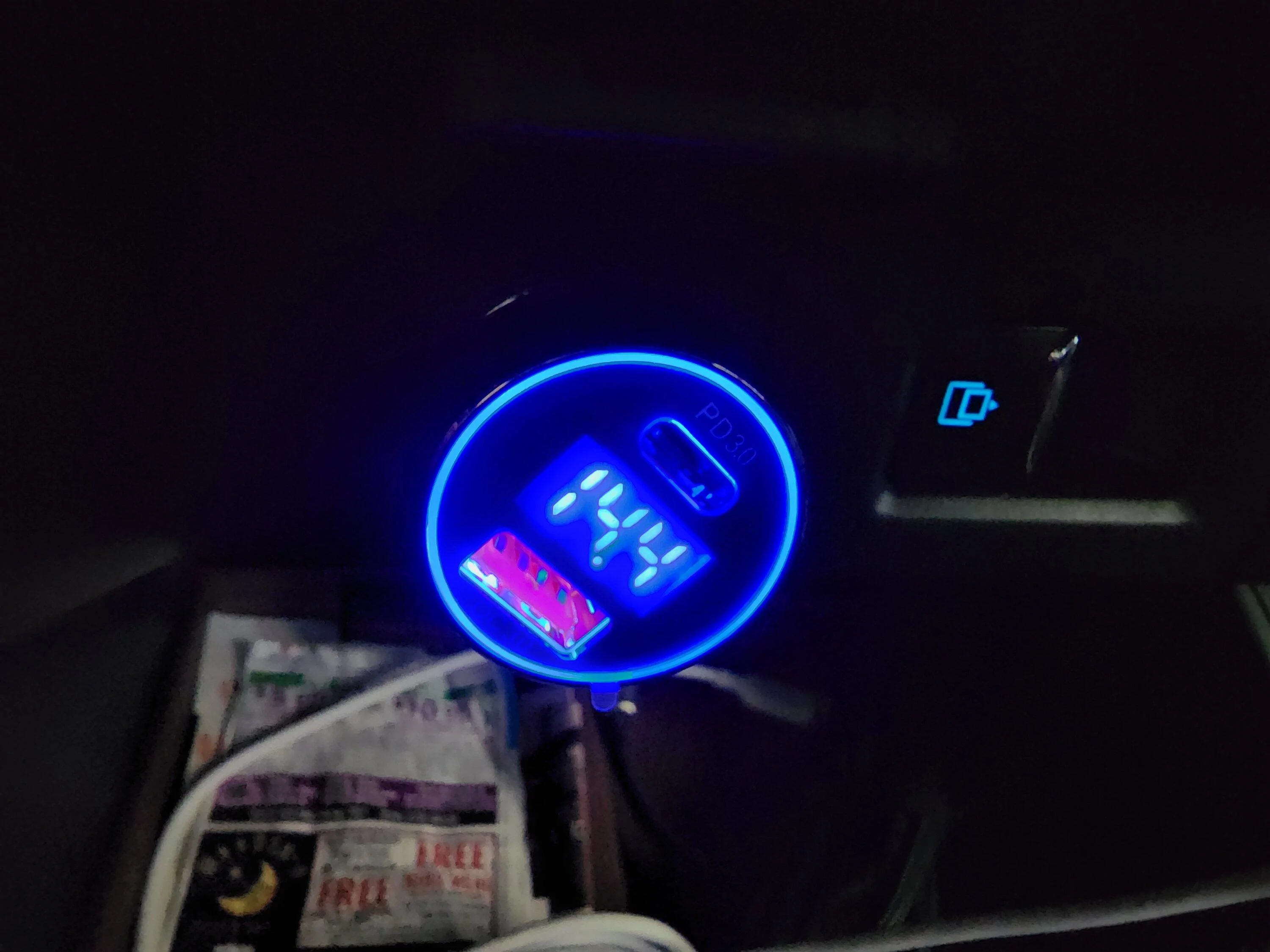 Ford Maverick 12v meter feedback 20220617_153235