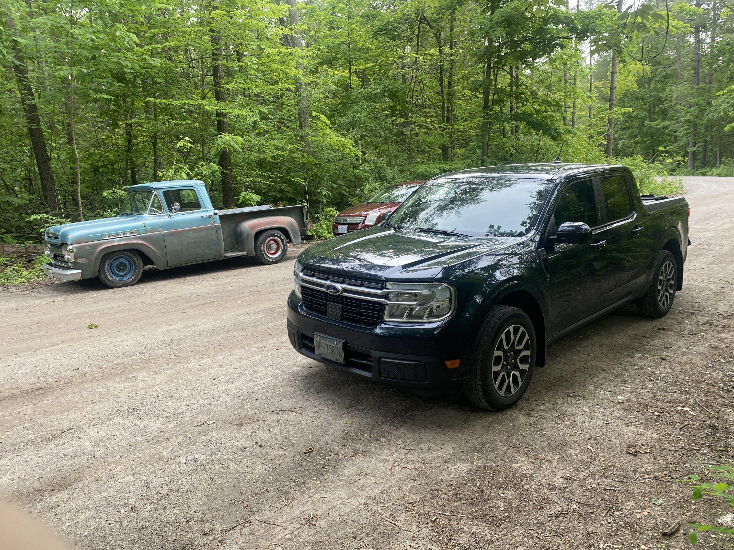 Ford Maverick Old & New ford trucks side by side 0C632070-E154-4CDF-96C1-8C8DFF6B1BFC