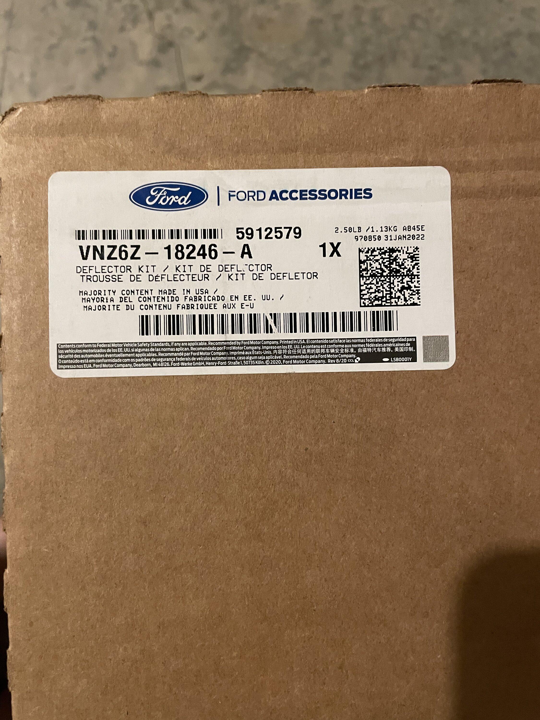 Ford Maverick Deflector kit E0A0F898-C8E8-4D3A-B5E1-9D5C8FE69A8E