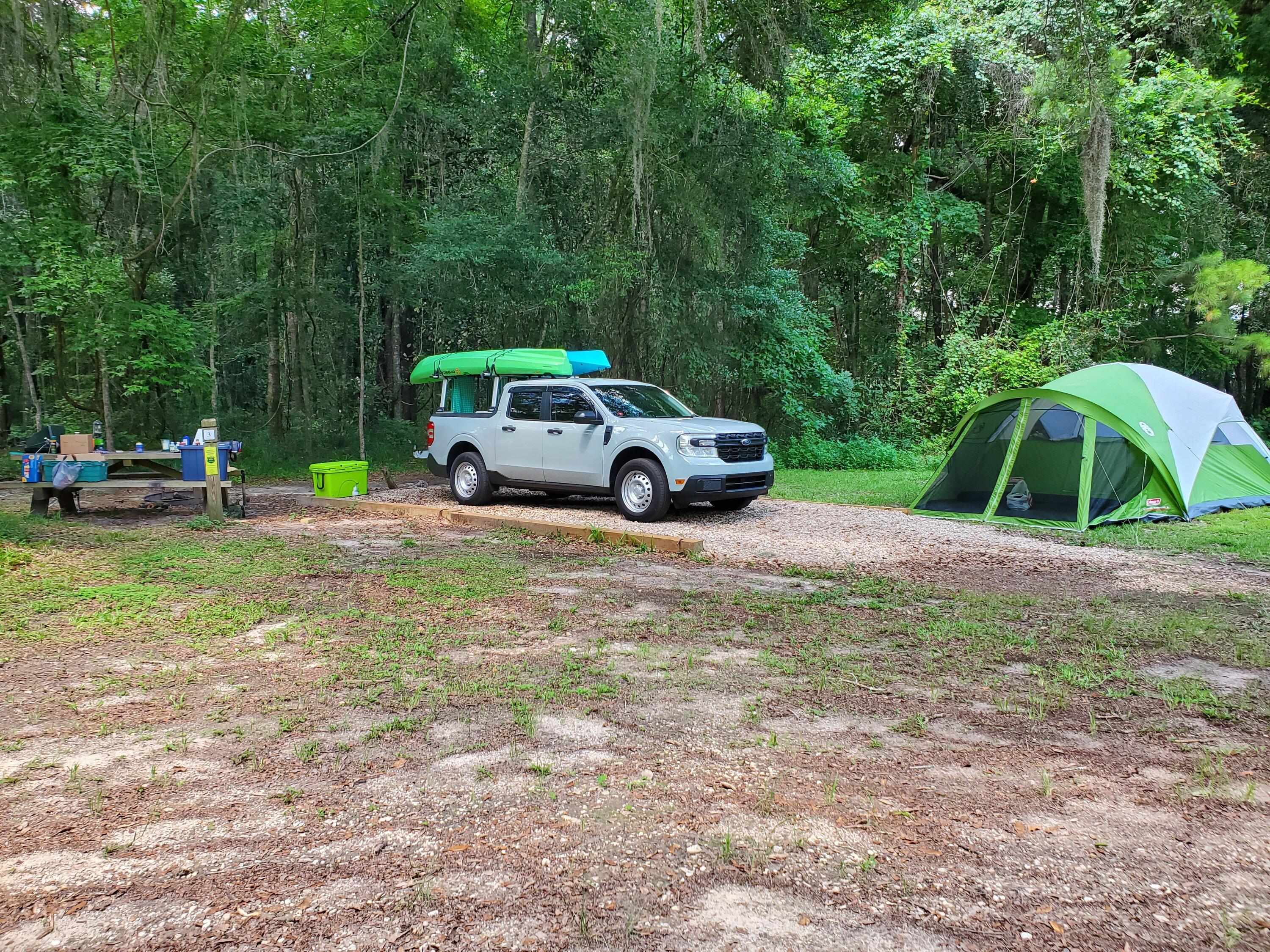 Ford Maverick First time hybrid camping 20220619_145745