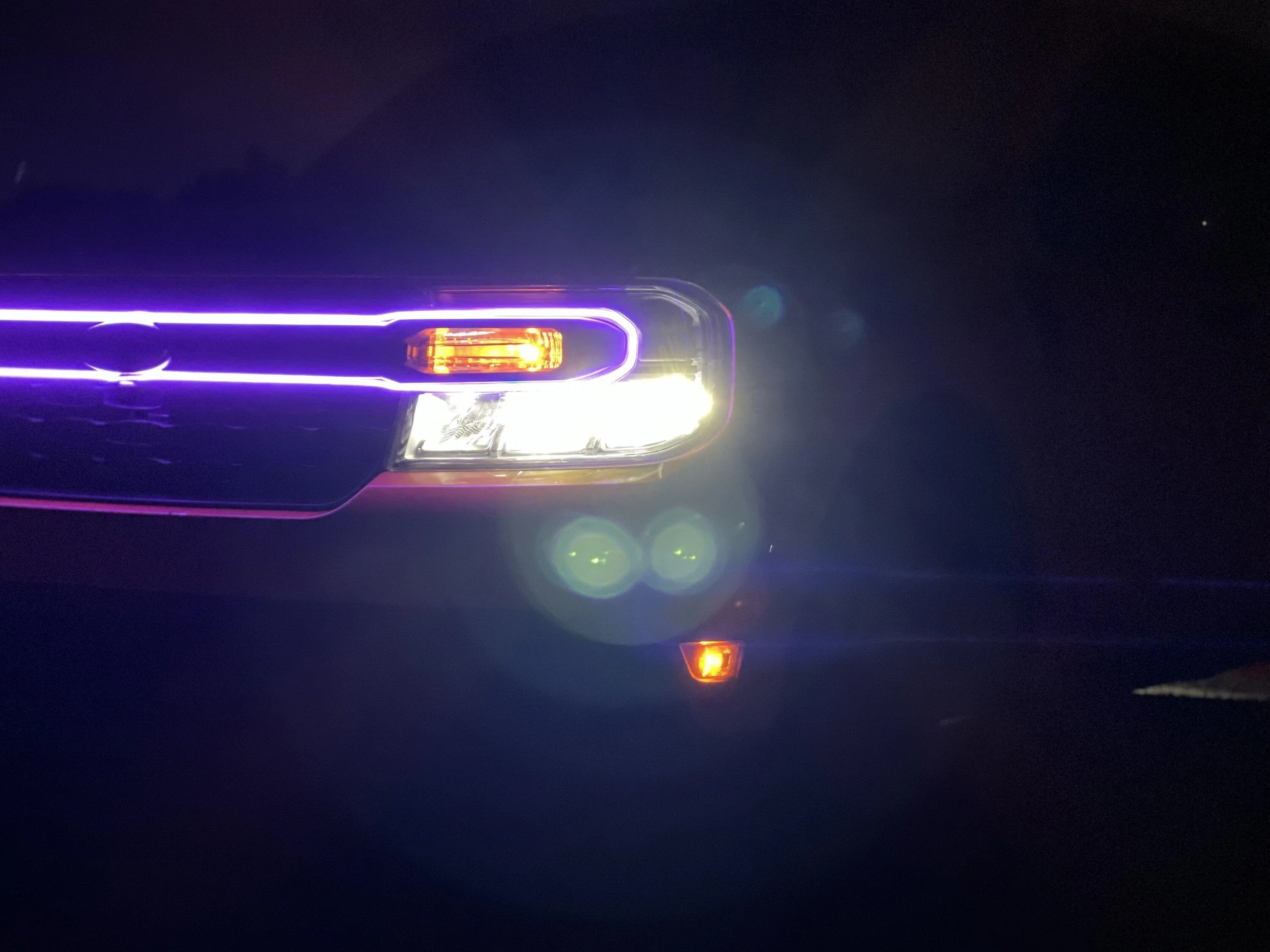 Ford Maverick Maverick Gets Dark Tinted Headlights, Tail Lights & Windows, Roof Wrap IMG_1029