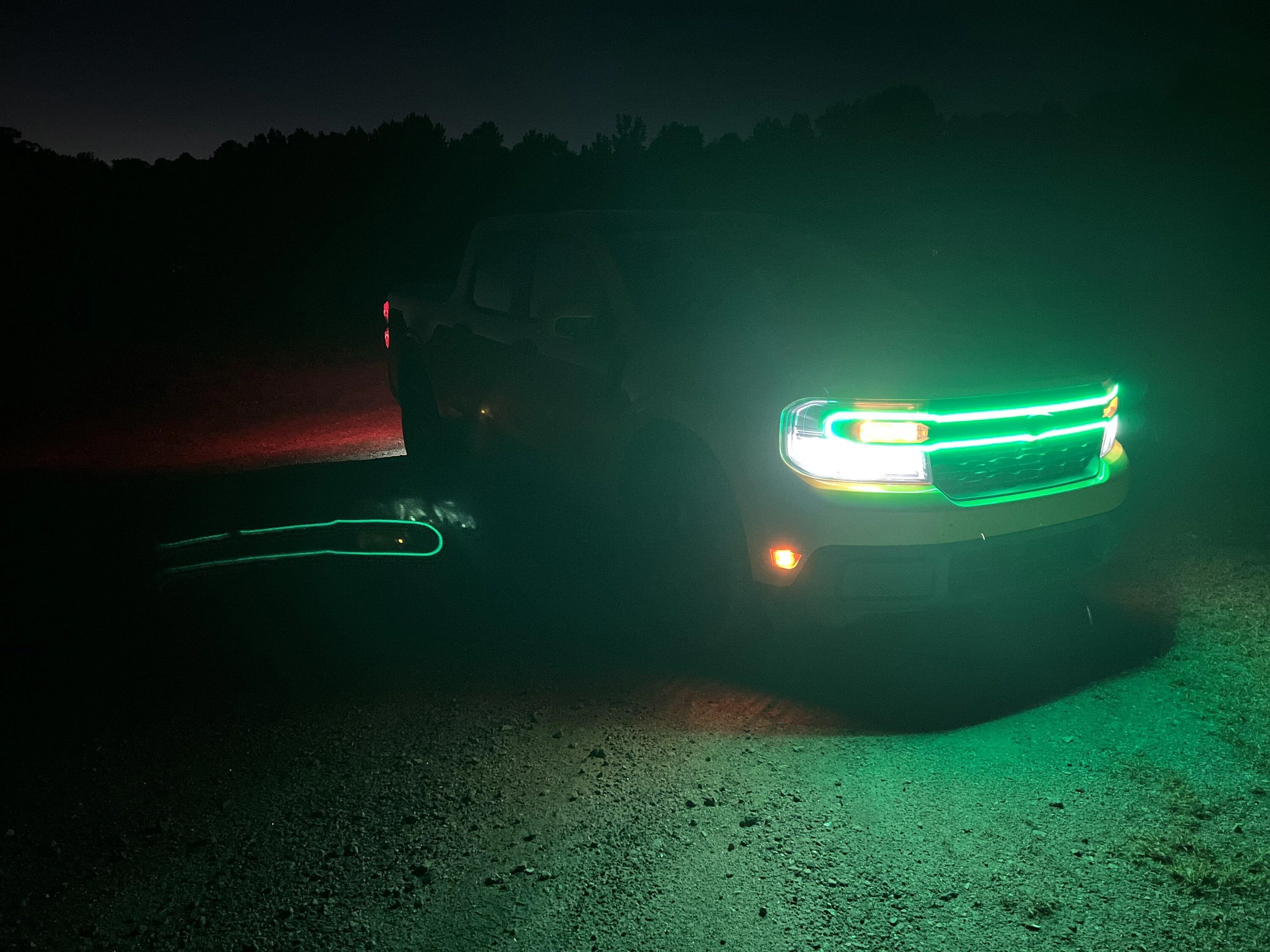 Ford Maverick Maverick Gets Dark Tinted Headlights, Tail Lights & Windows, Roof Wrap IMG_1036