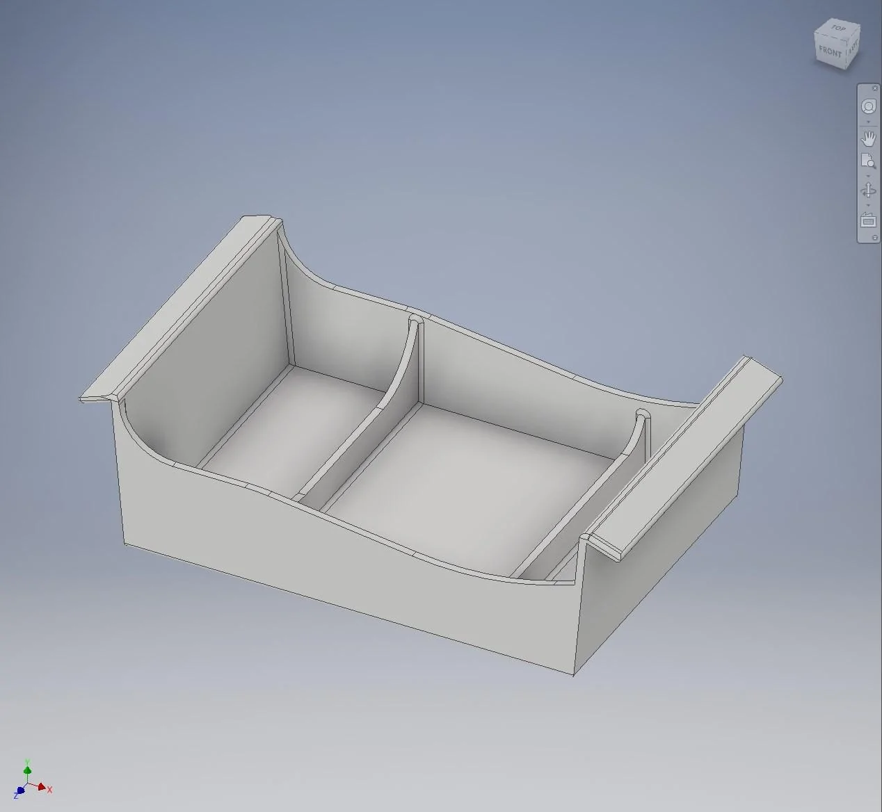 Ford Maverick Center console organizer Autodesk Inventor Professional 2019-2022-06-13 11_26_06