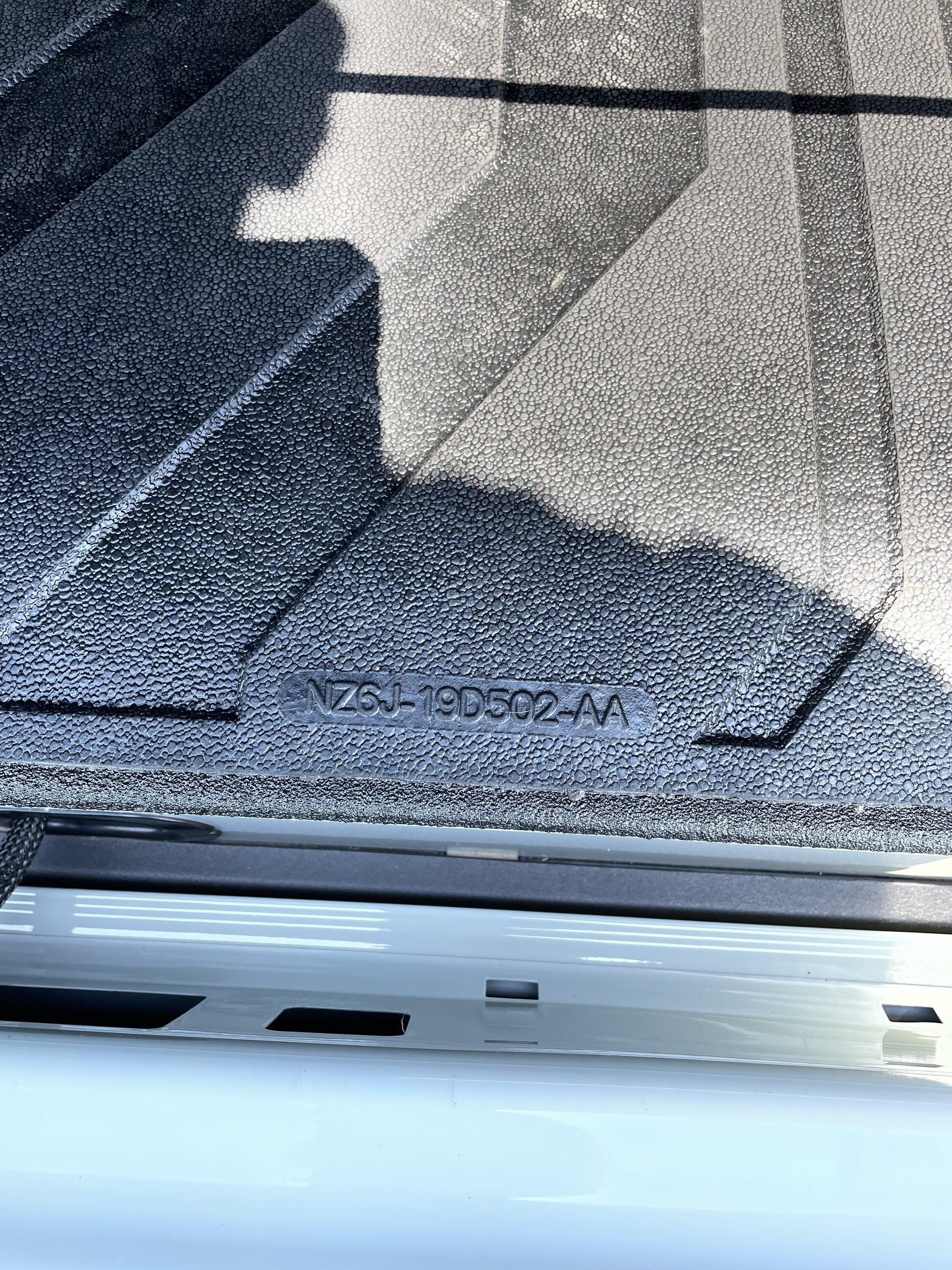 Ford Maverick Rubber OEM Bed Mat 2 Different model numbers 20F79FFD-645C-405C-BDE3-AE4577EDE01E