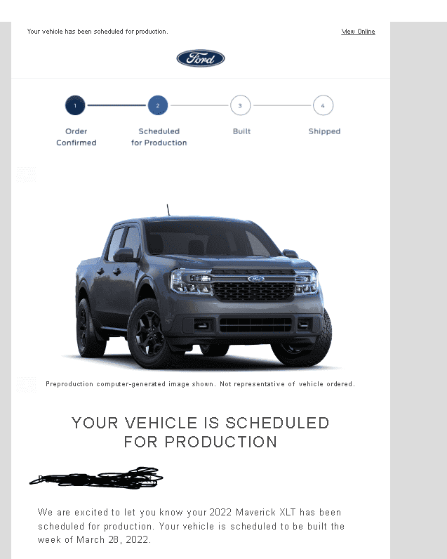 Ford Maverick December Order still waiting ? Build Date.PNG