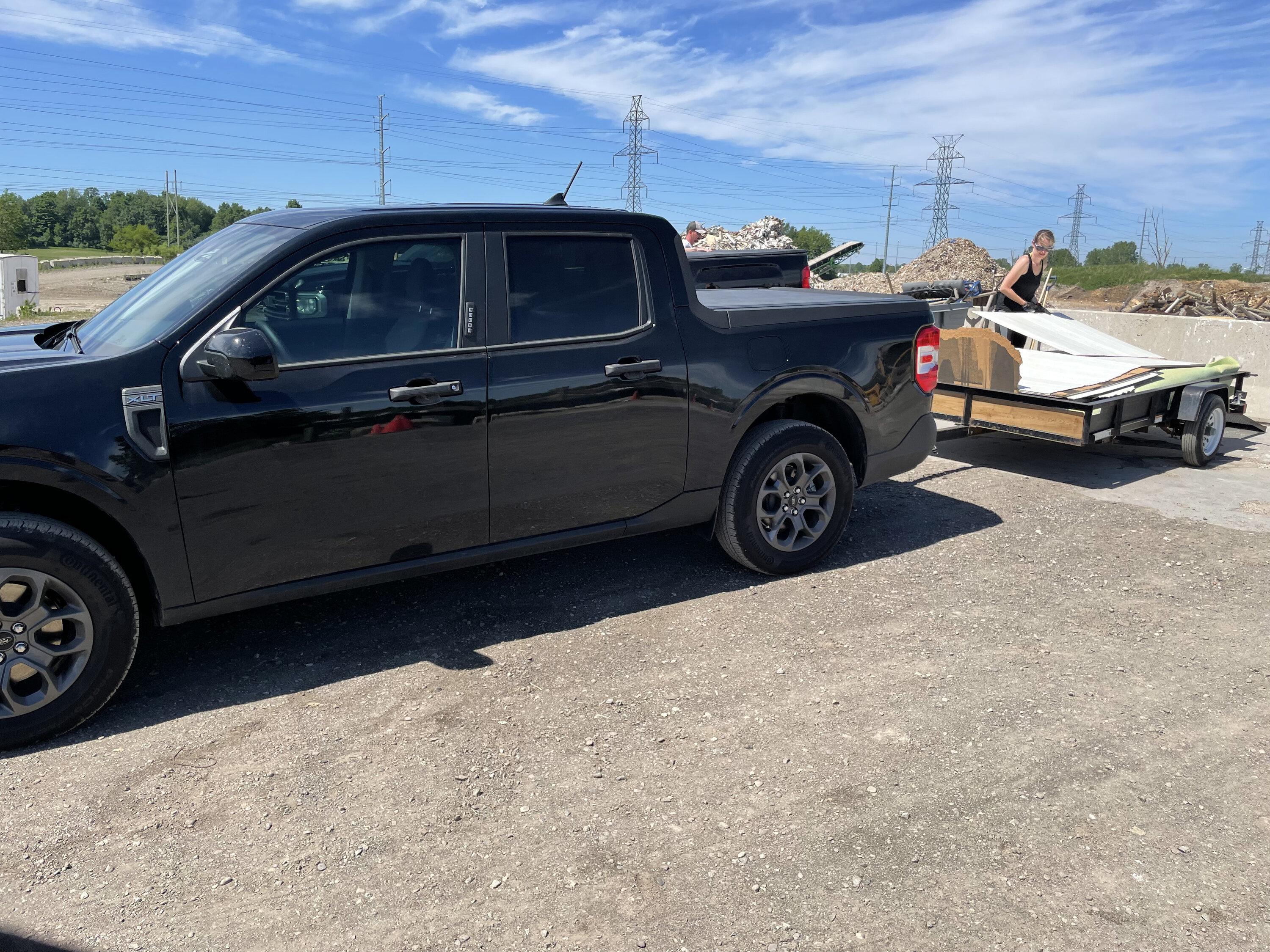 Ford Maverick Mirrors small for towing. Stick-on convex mirror suggestions? Trailerdum