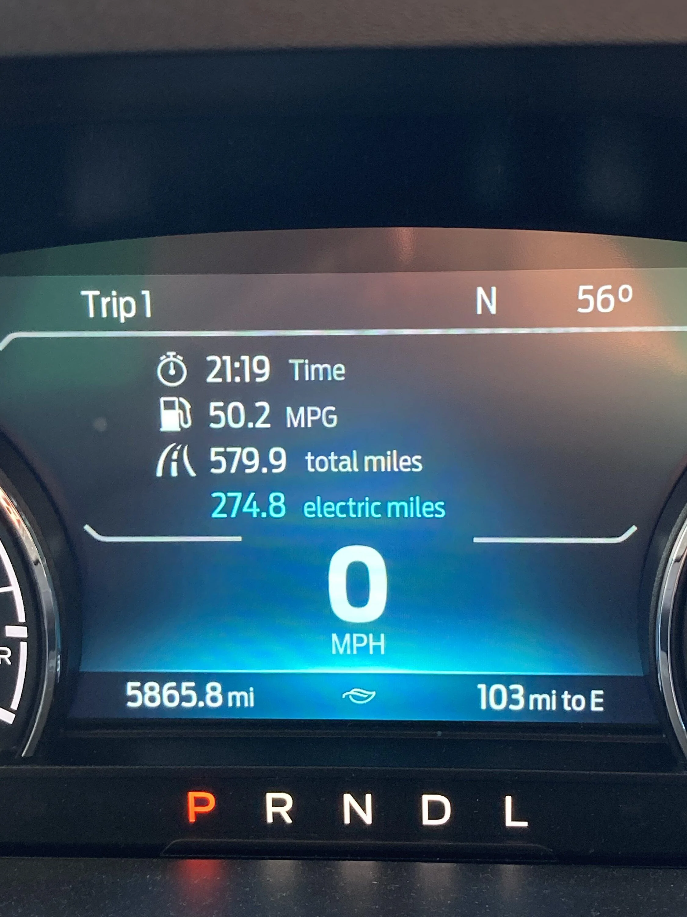 Ford Maverick 50 mpg TANK on First Edition Hybrid E6EC89CD-29CF-49B9-9002-1FDE34219824