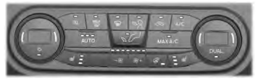Ford Maverick No more temp read out on dial? Dual Automatic Temperature Control