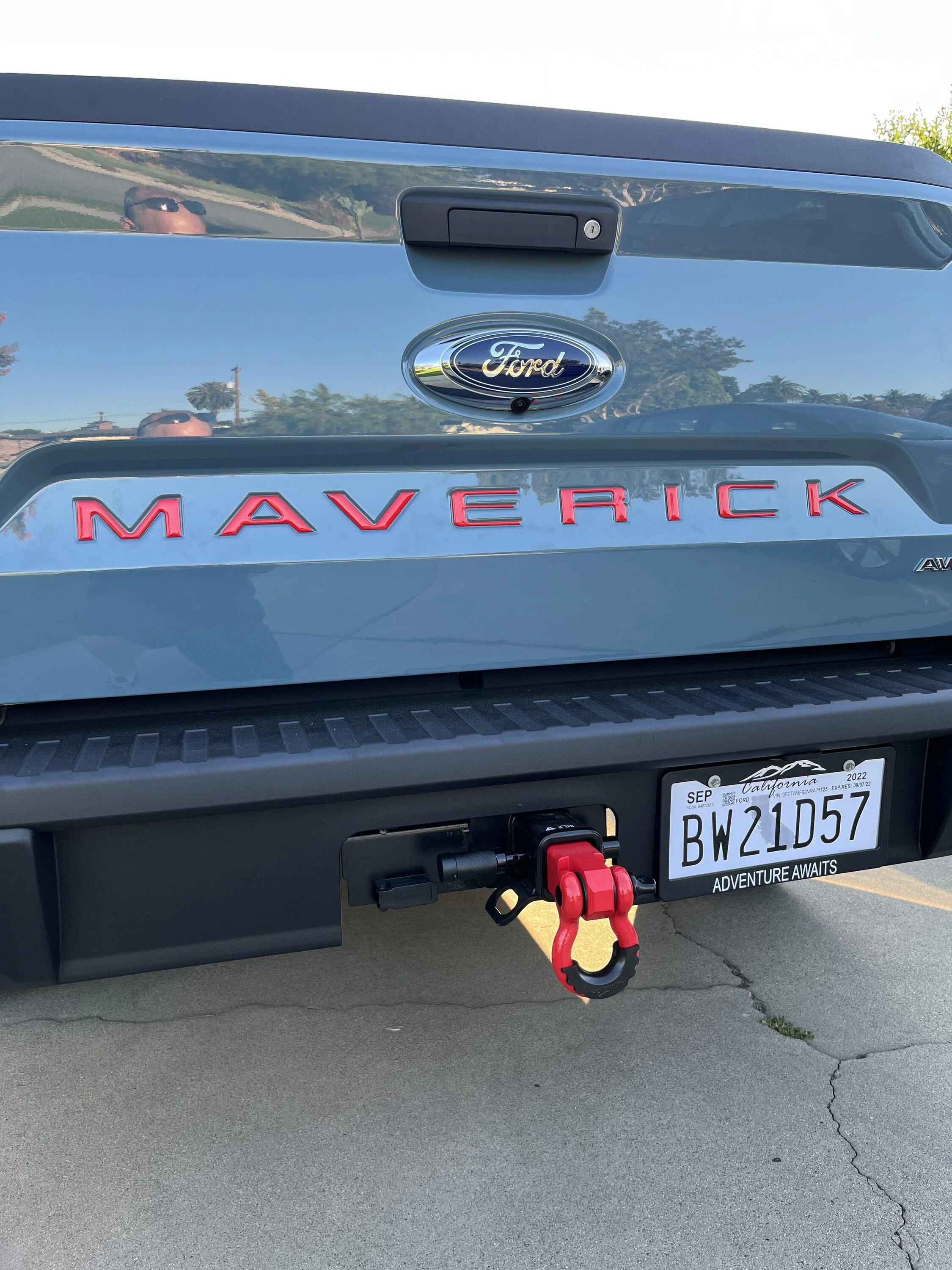 Ford Maverick Busy two weeks: 2” lift, BFG KO2’s 245/65, bed lighting, switch cup coasters, red Maverick letters, shackle hitch receiver, bed rack system 940814DB-6AFE-4408-8F43-2833C2937DFB