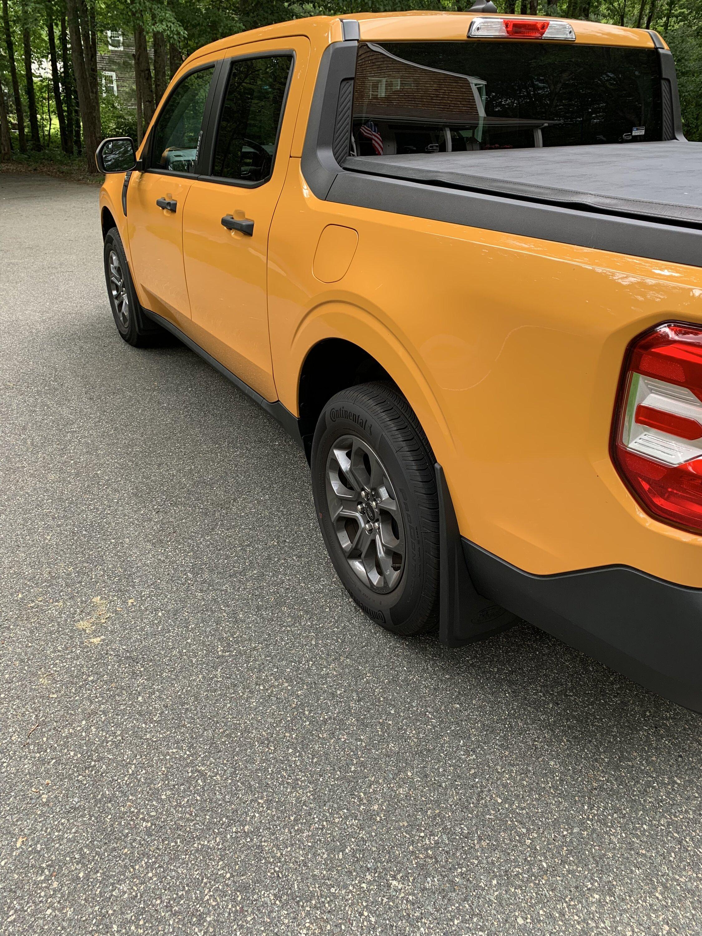Ford Maverick Ford Mud Flaps Install - DIY Video & Photos 543C8B9E-FF3F-410B-8557-C0D04291E615