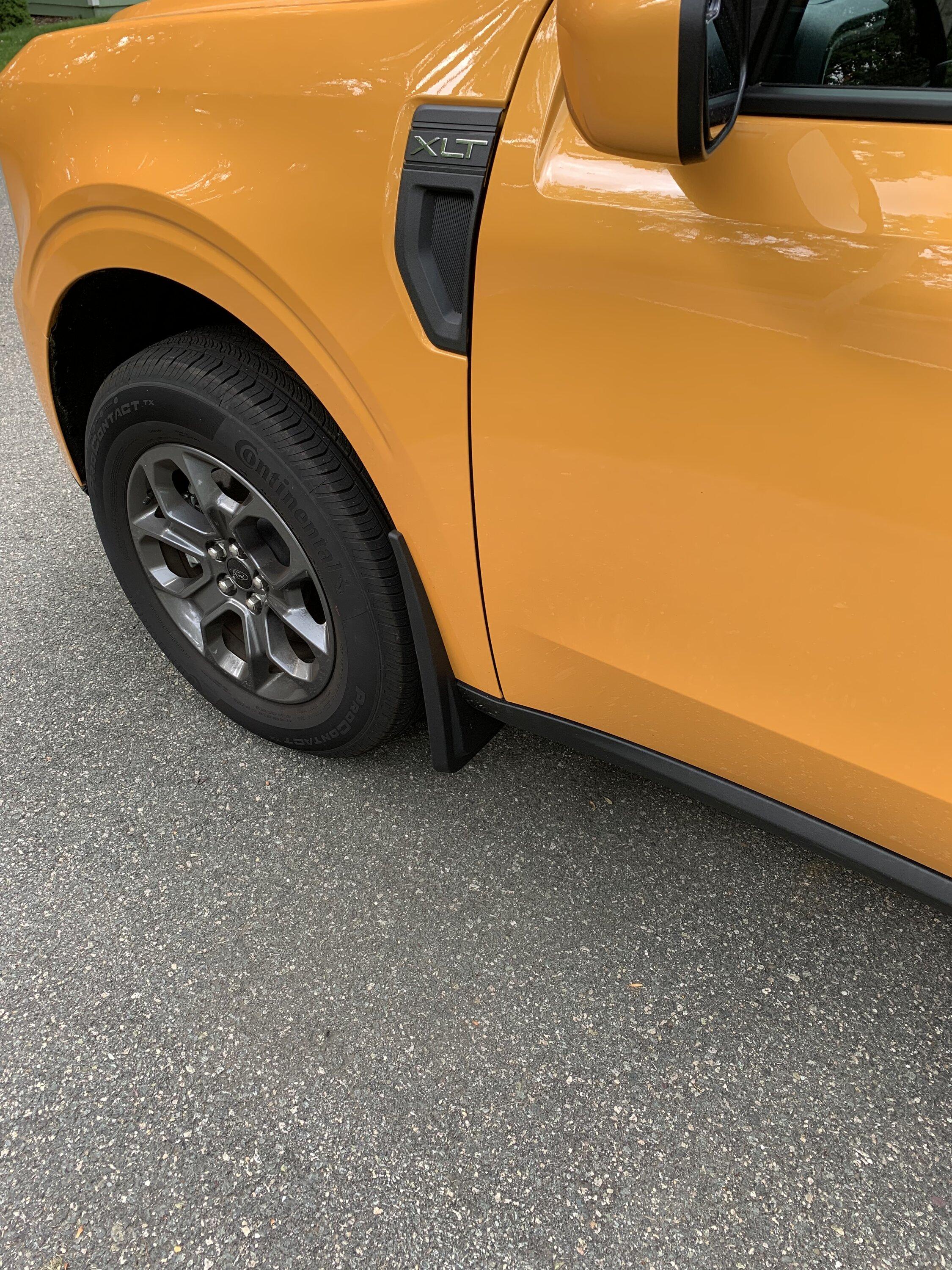 Ford Maverick Ford Mud Flaps Install - DIY Video & Photos 945919D7-1779-4767-A870-4306E9A7F2FE