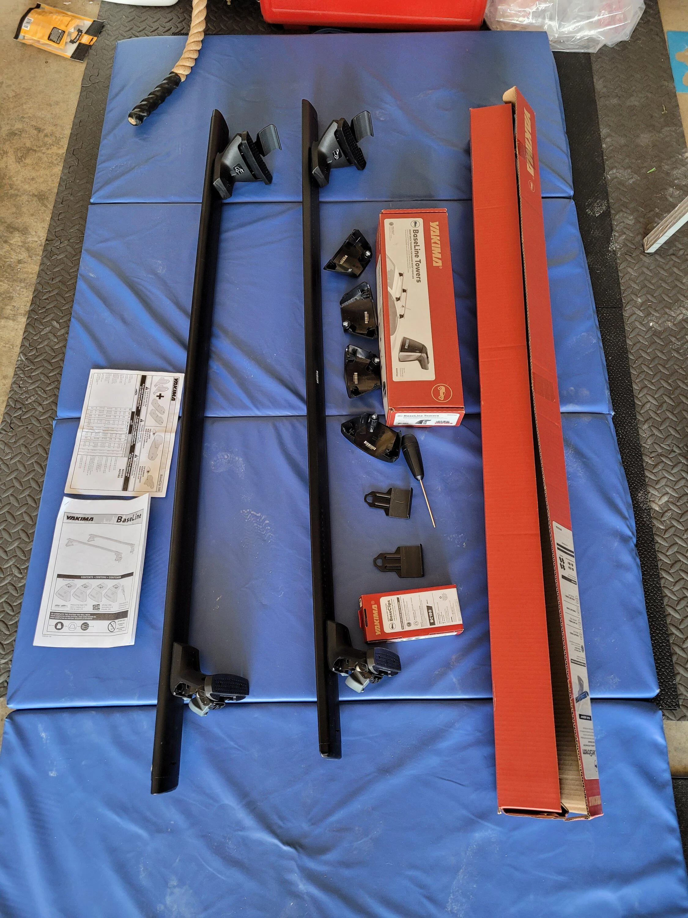 Ford Maverick Yakima roof rack and crossbar system $500. 20220625_172746