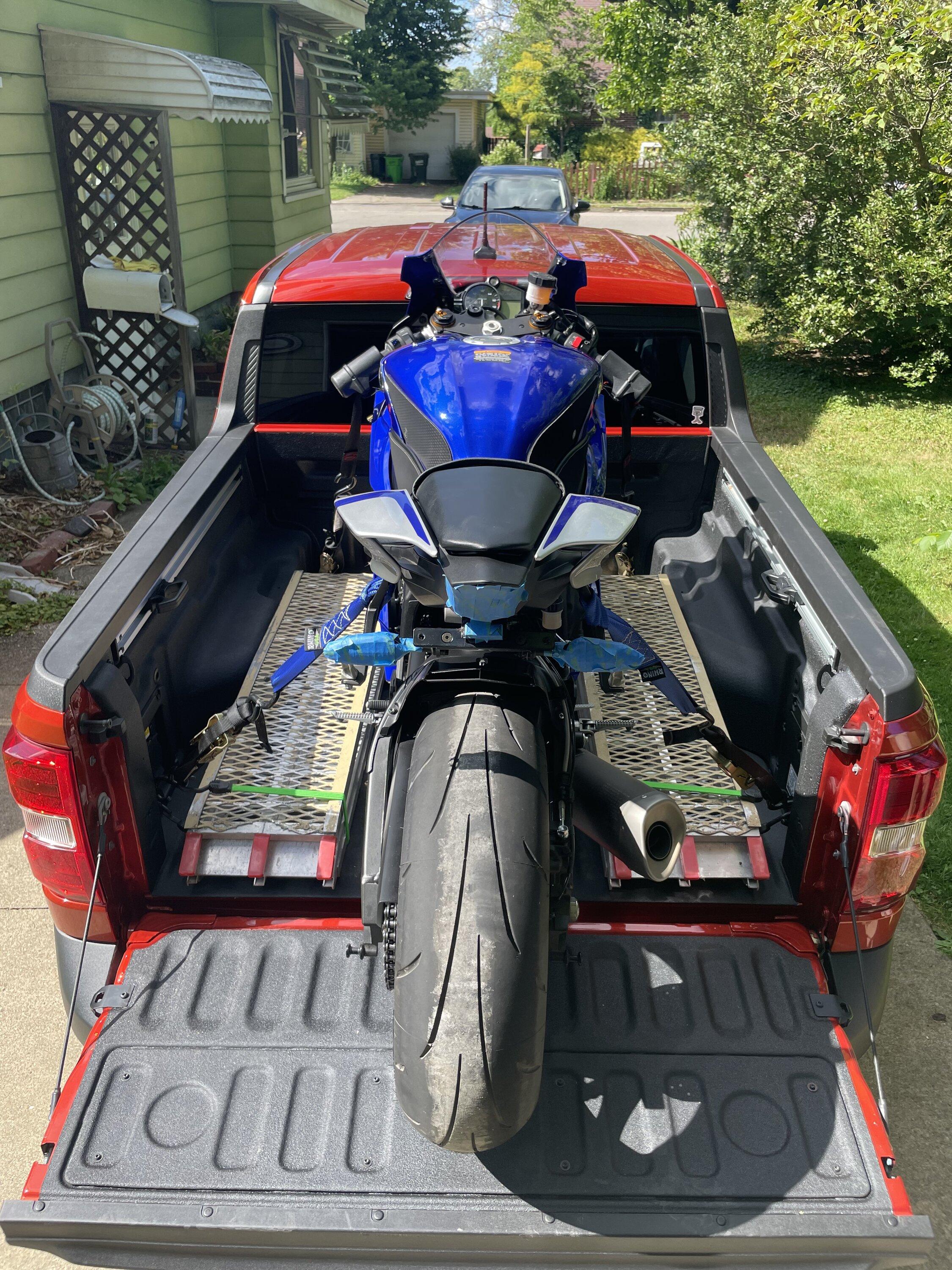 Ford Maverick Another bike hauling thread, Yamaha R6 EB28CC4E-4EE9-4696-B6D3-E9F162862375