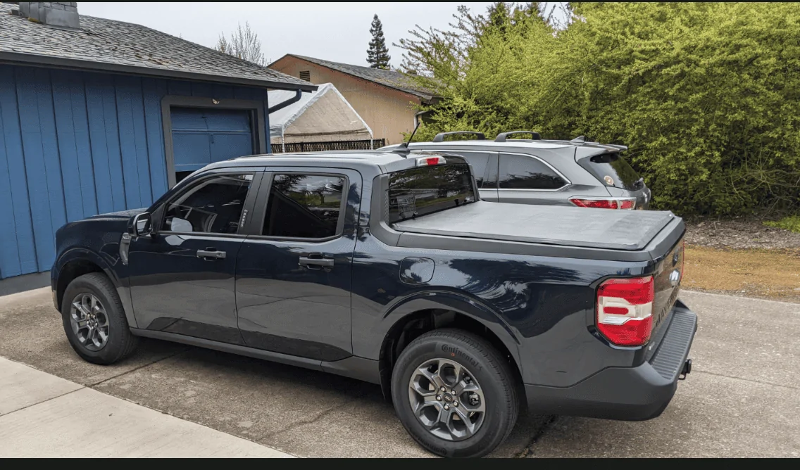 Ford Maverick Installed Gator soft tri fold cover Screenshot_20220628-092833
