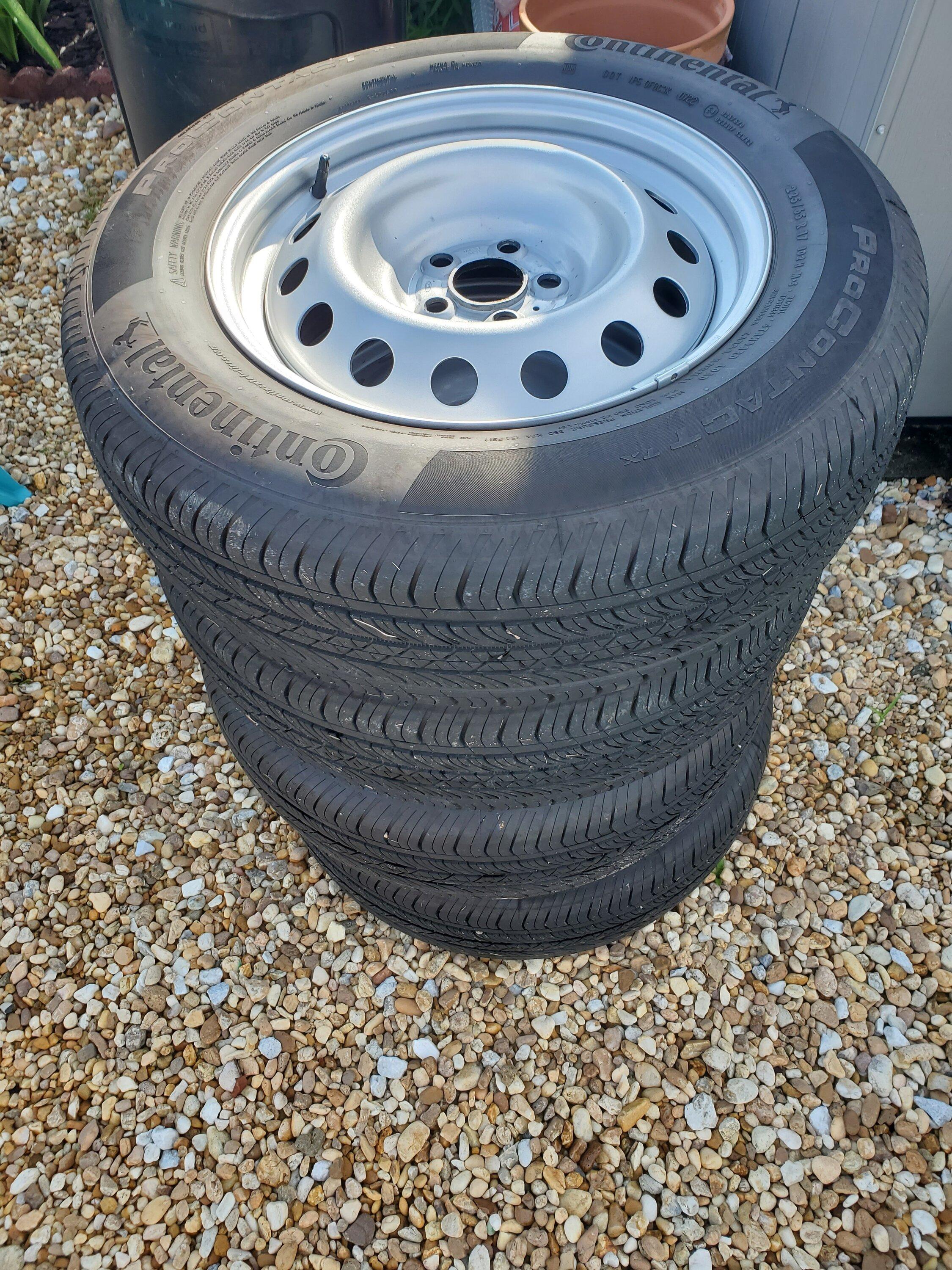 Ford Maverick XL Steelies, tires, tpms 20220628_173526