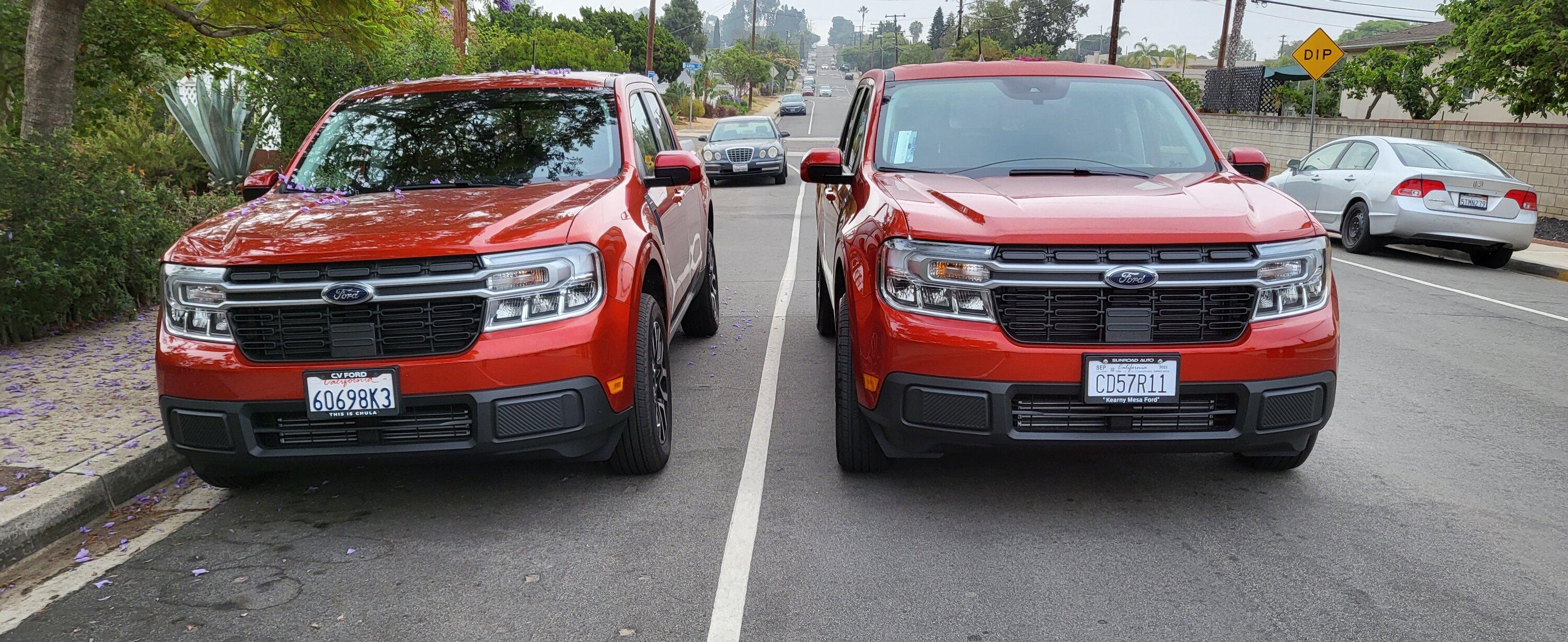 Ford Maverick Different Temperature Dials Between My Mavericks 20220610_075829
