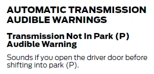 Ford Maverick Getting "transmission is not in Park" message when we come to a stop 1656581468222