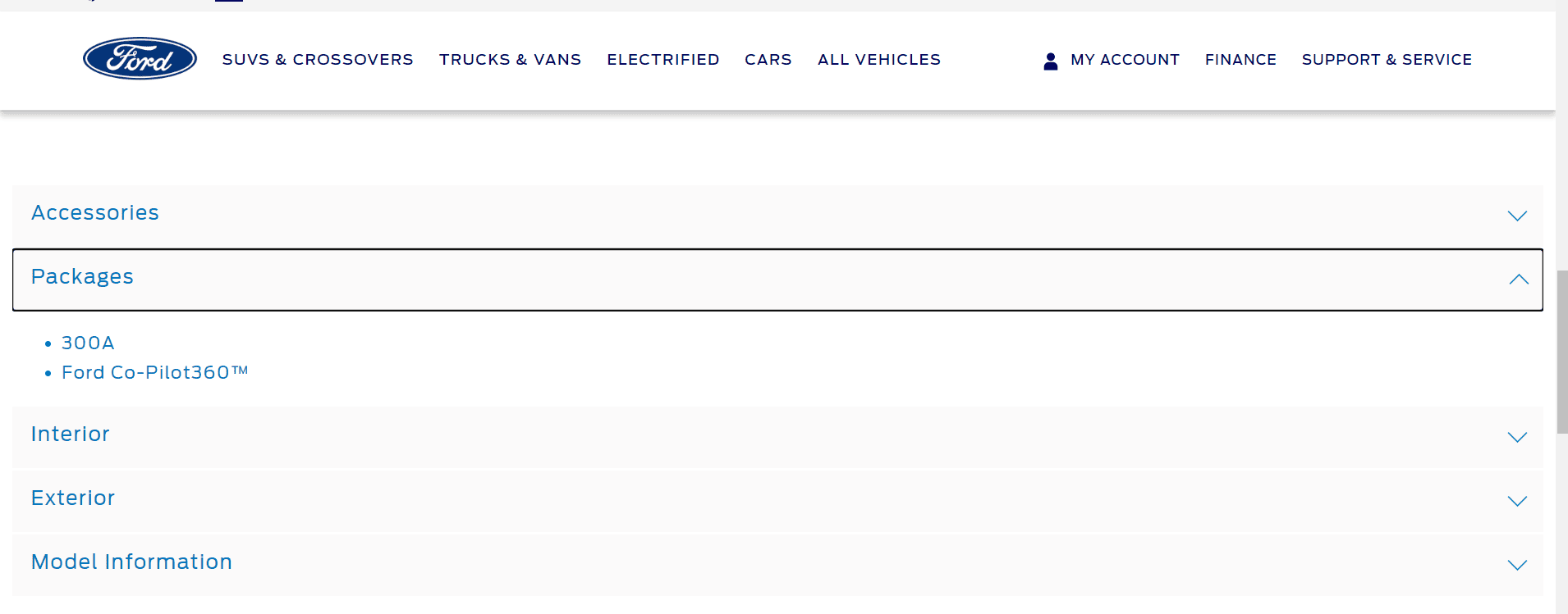 Ford Maverick Order not correct on Ford tracking site Packages