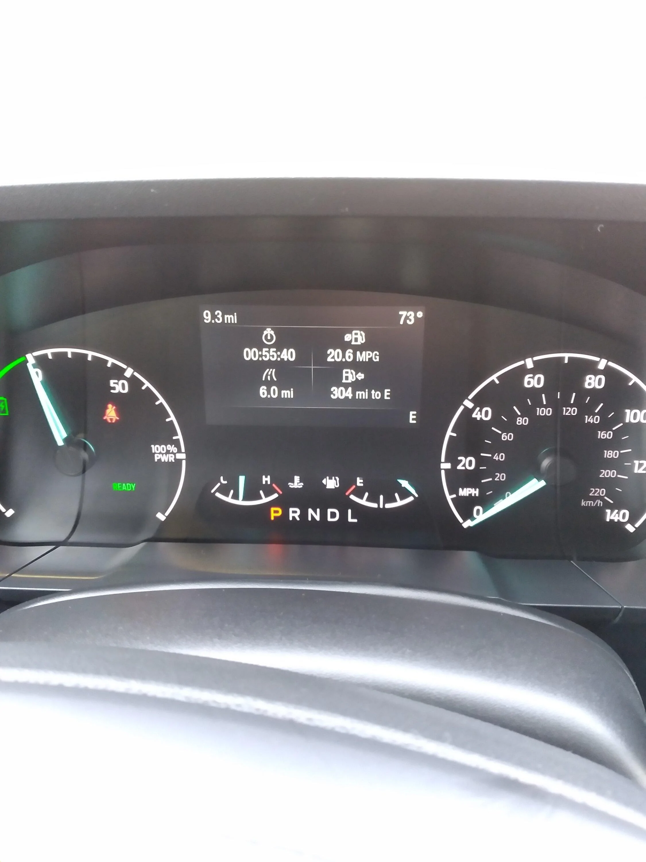 Ford Maverick Maverick odometer mileage at delivery? 20220521_092228