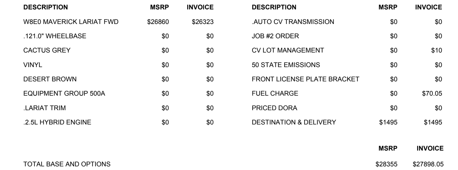 Ford Maverick Maverick Price Increased as of 7/1 Screen Shot 2022-07-01 at 4.37.12 PM