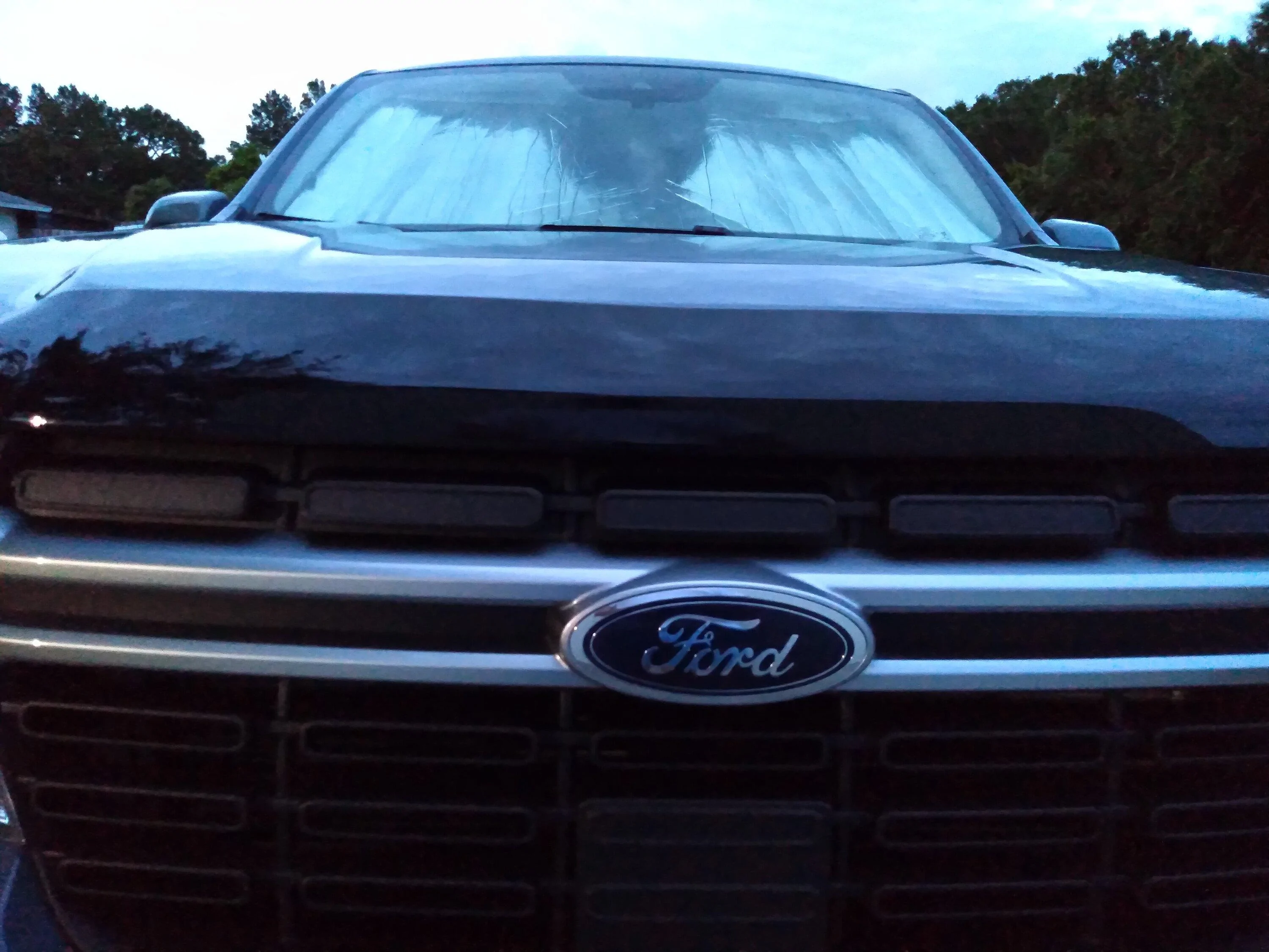 Ford Maverick Bug Deflector DIY Install Success 20220701_203715