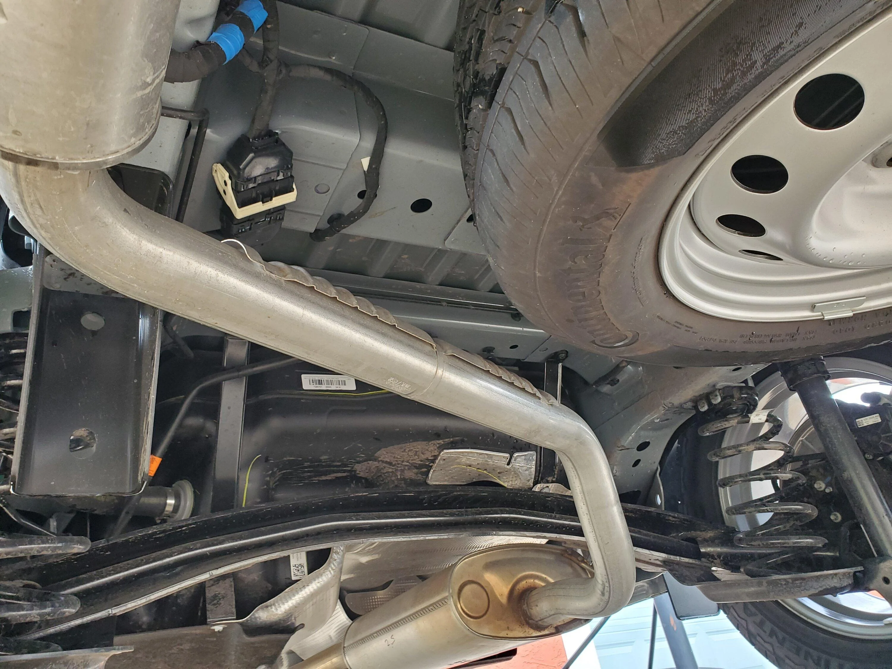 Ford Maverick Full size spare wheel swap (from Bronco Sport) 20220702_095559