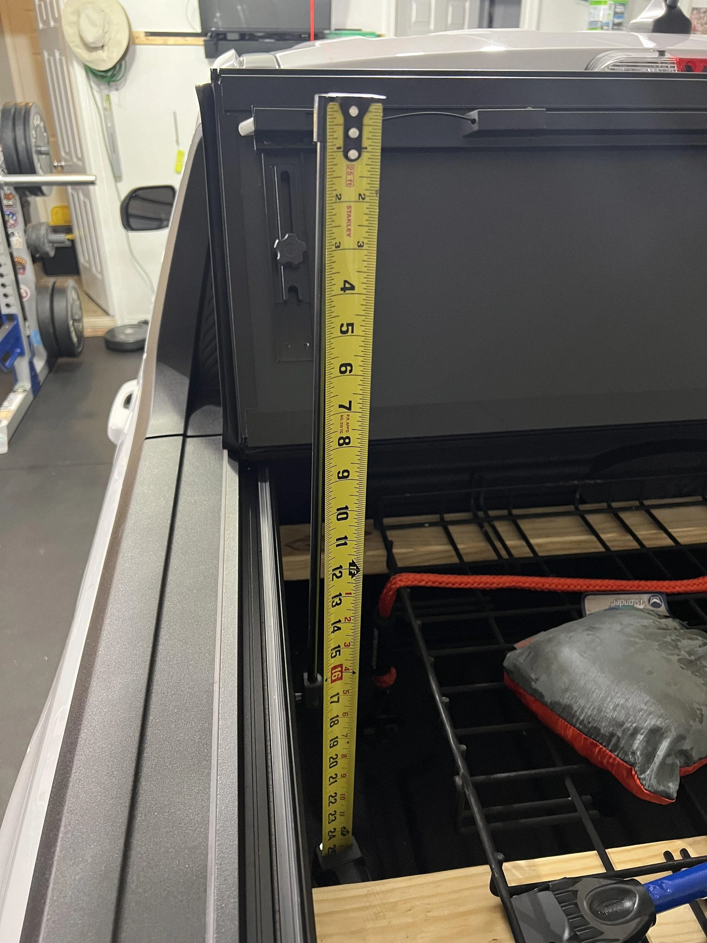 Ford Maverick REV Hard Folding Tonneau posts too long IMG-1828