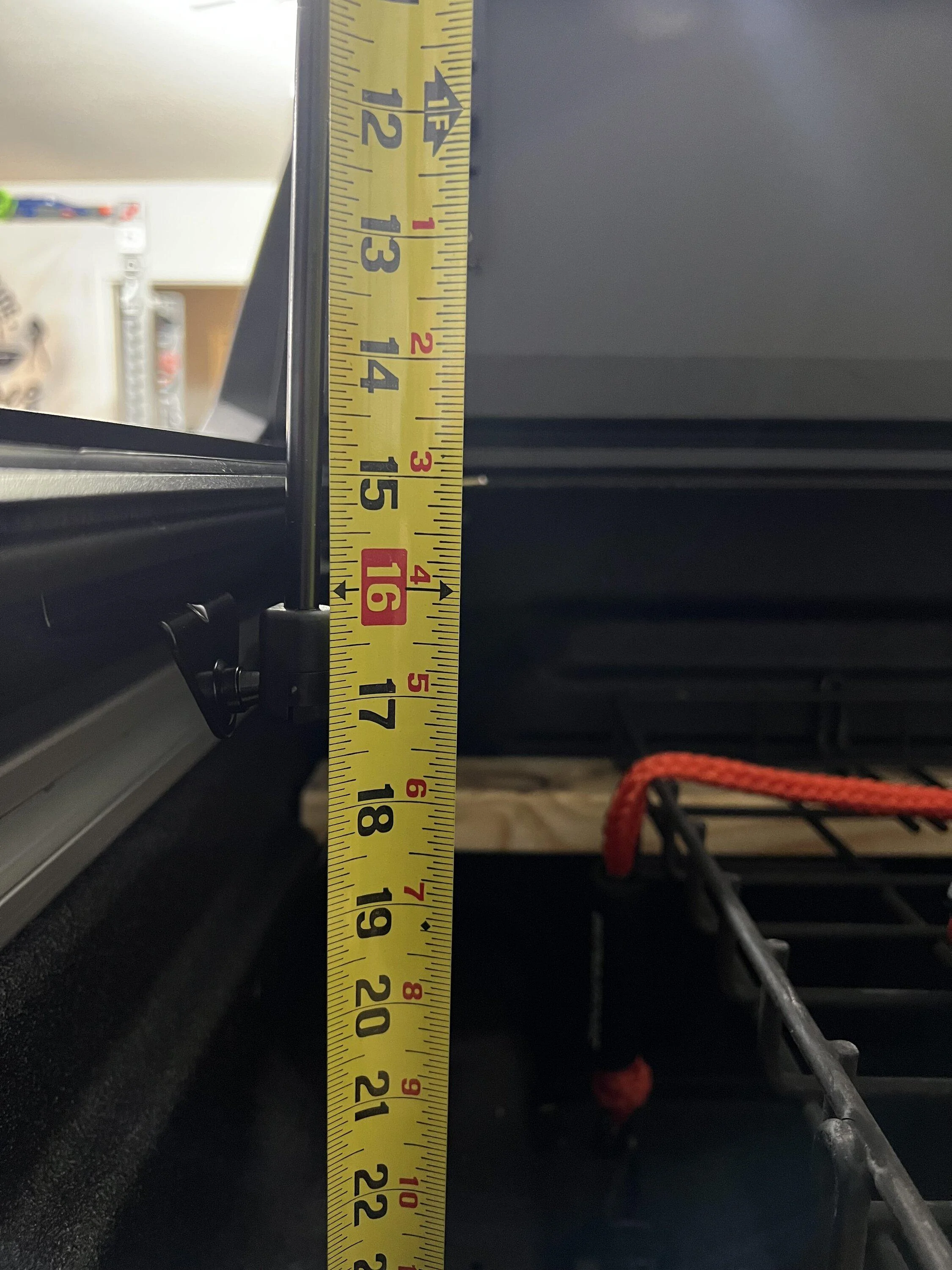 Ford Maverick REV Hard Folding Tonneau posts too long IMG-1829