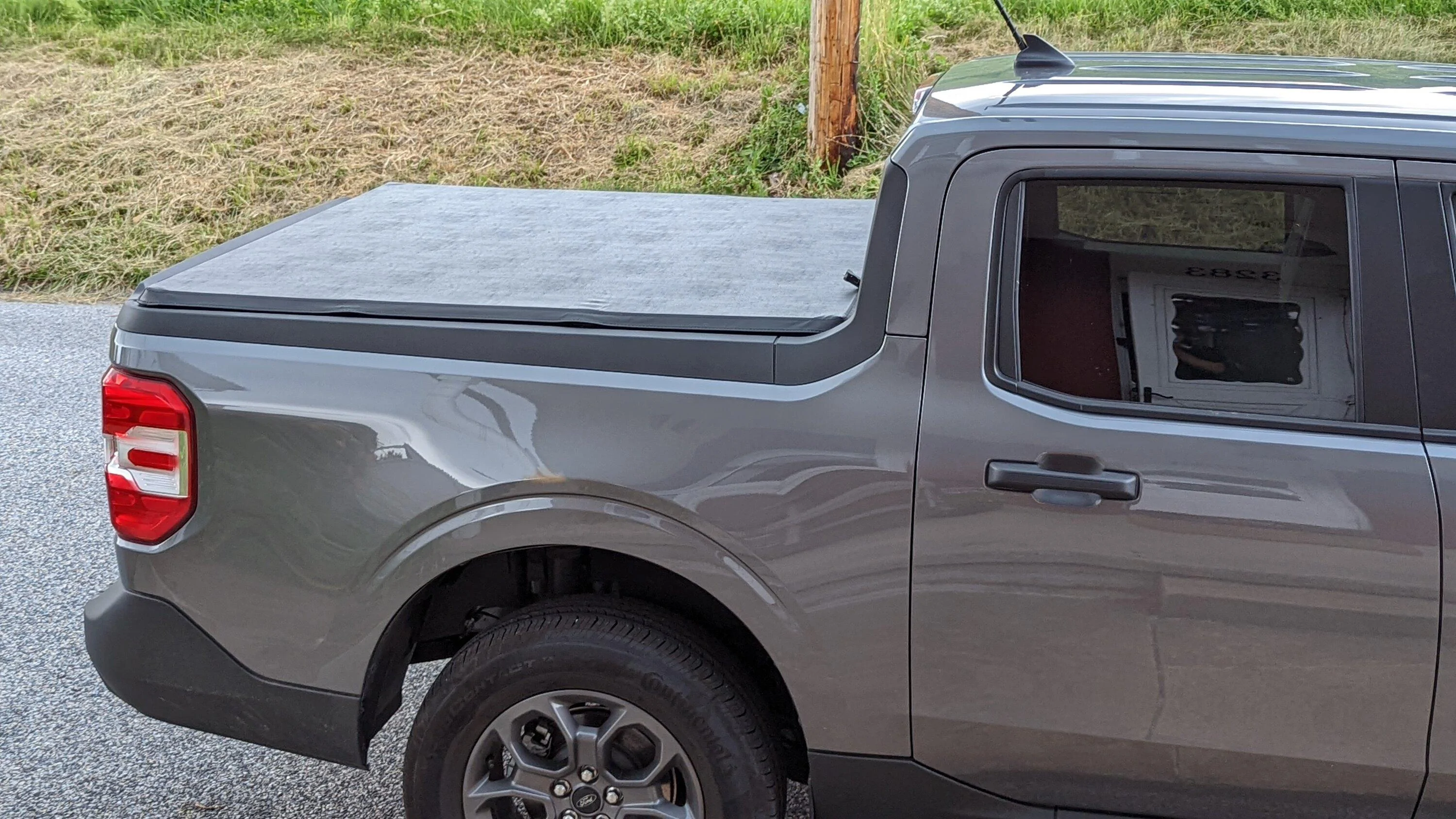 Ford Maverick Installed Gator soft tri fold cover PXL_20220702_215155584