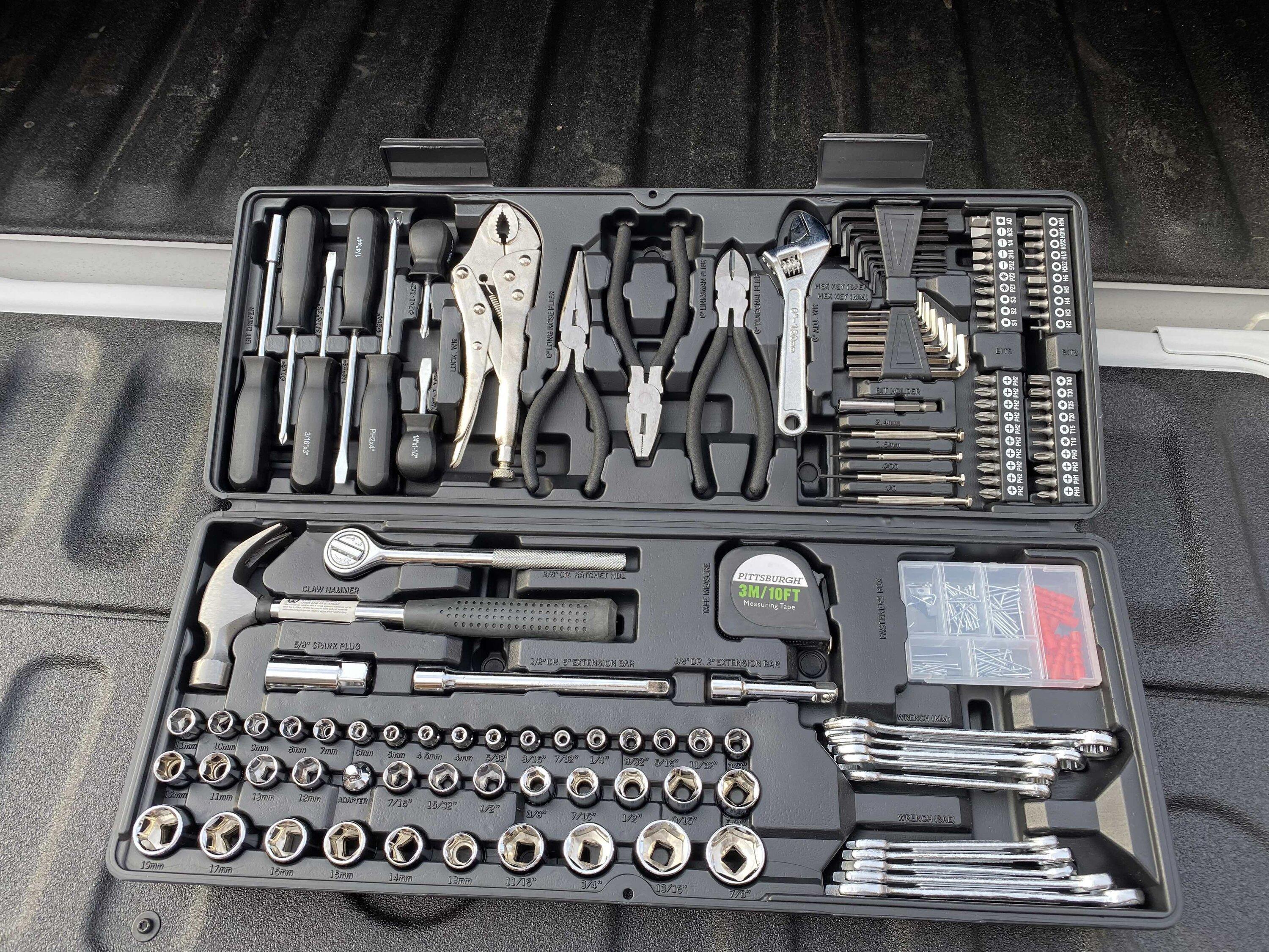 Ford Maverick Tool box storage behind rear seats 1