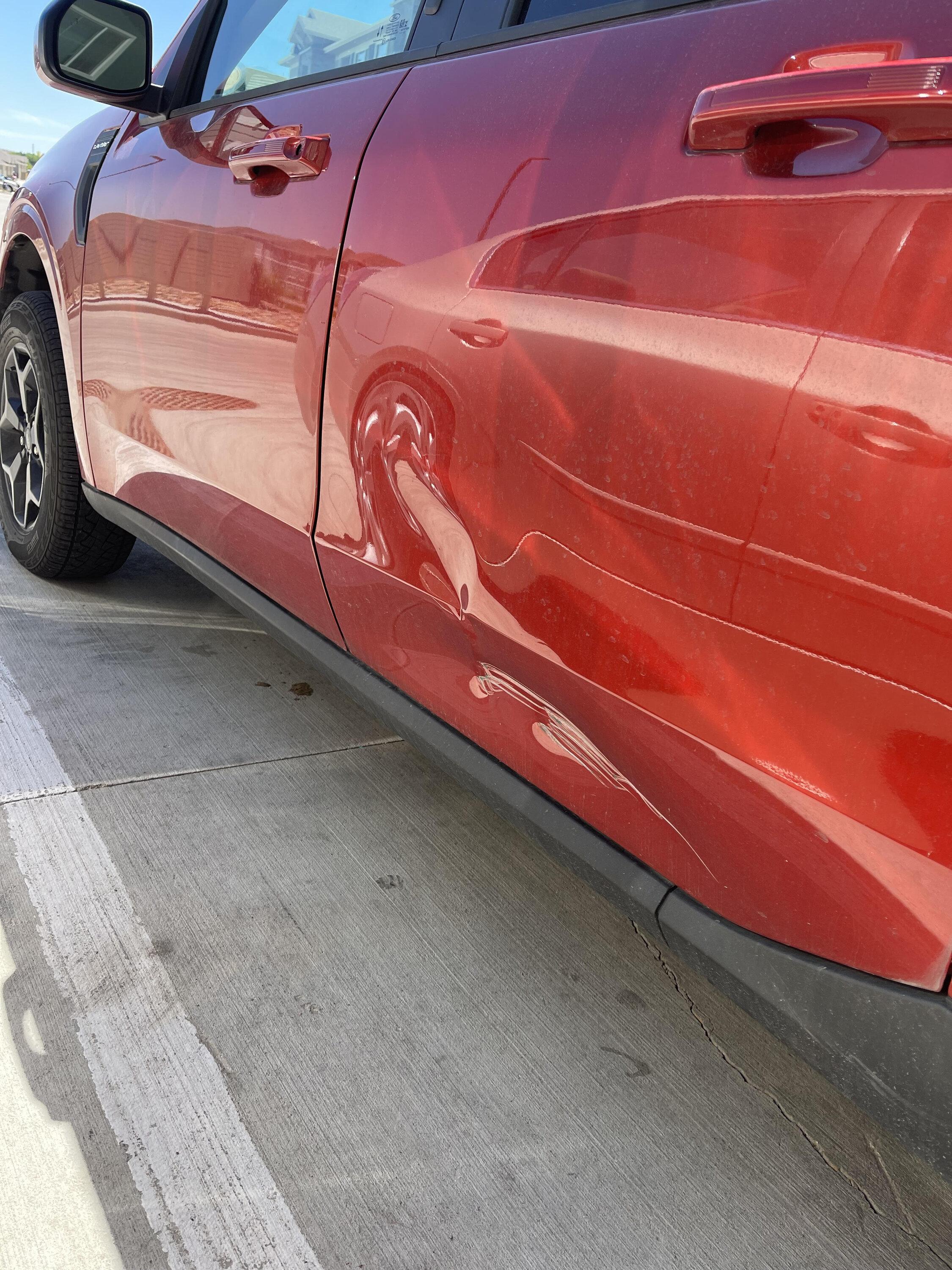 Ford Maverick New Door, or Dent Repair? Dent