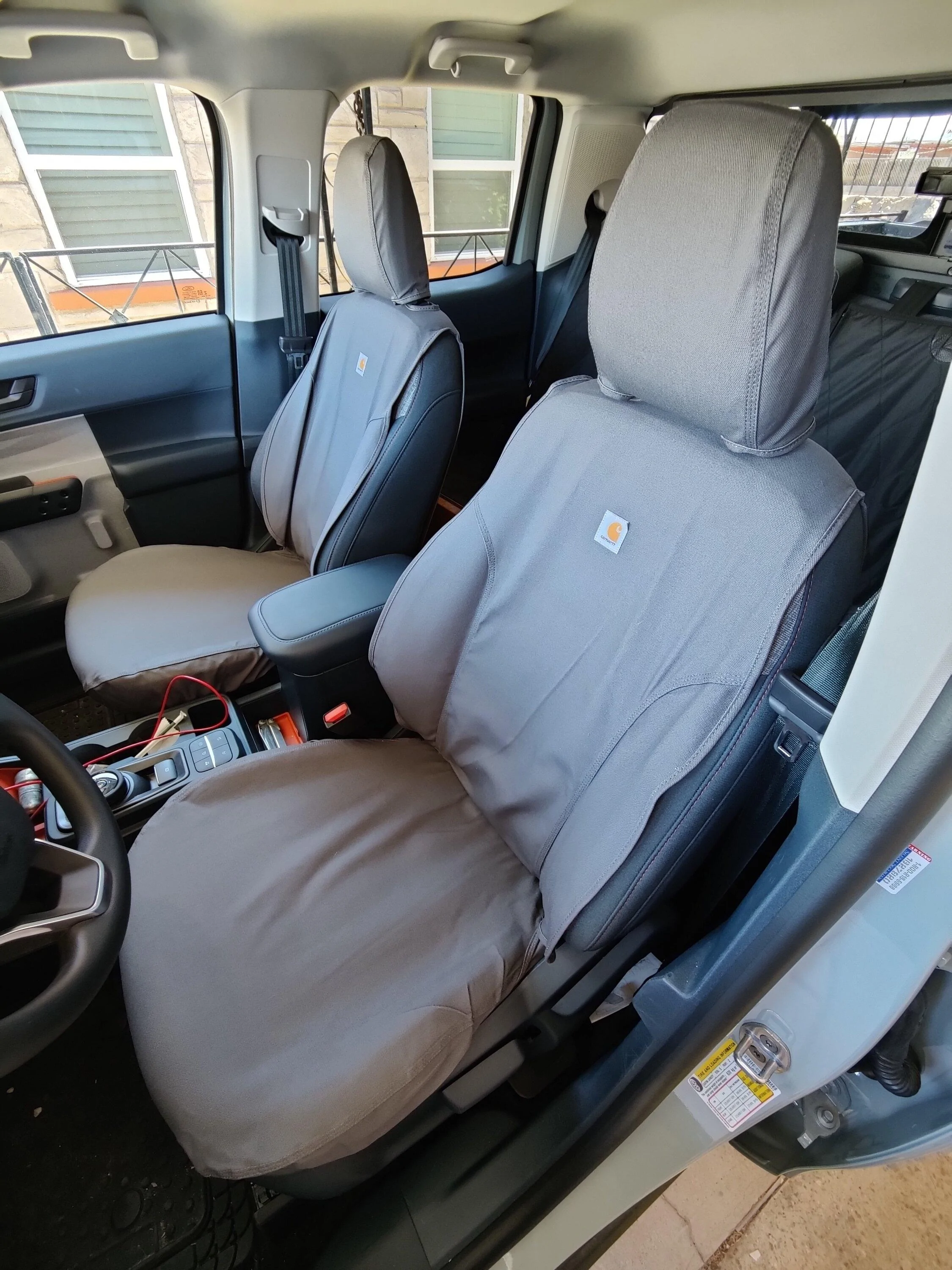 Ford Maverick PRICE drop Carhart front seat covers driver seat 1