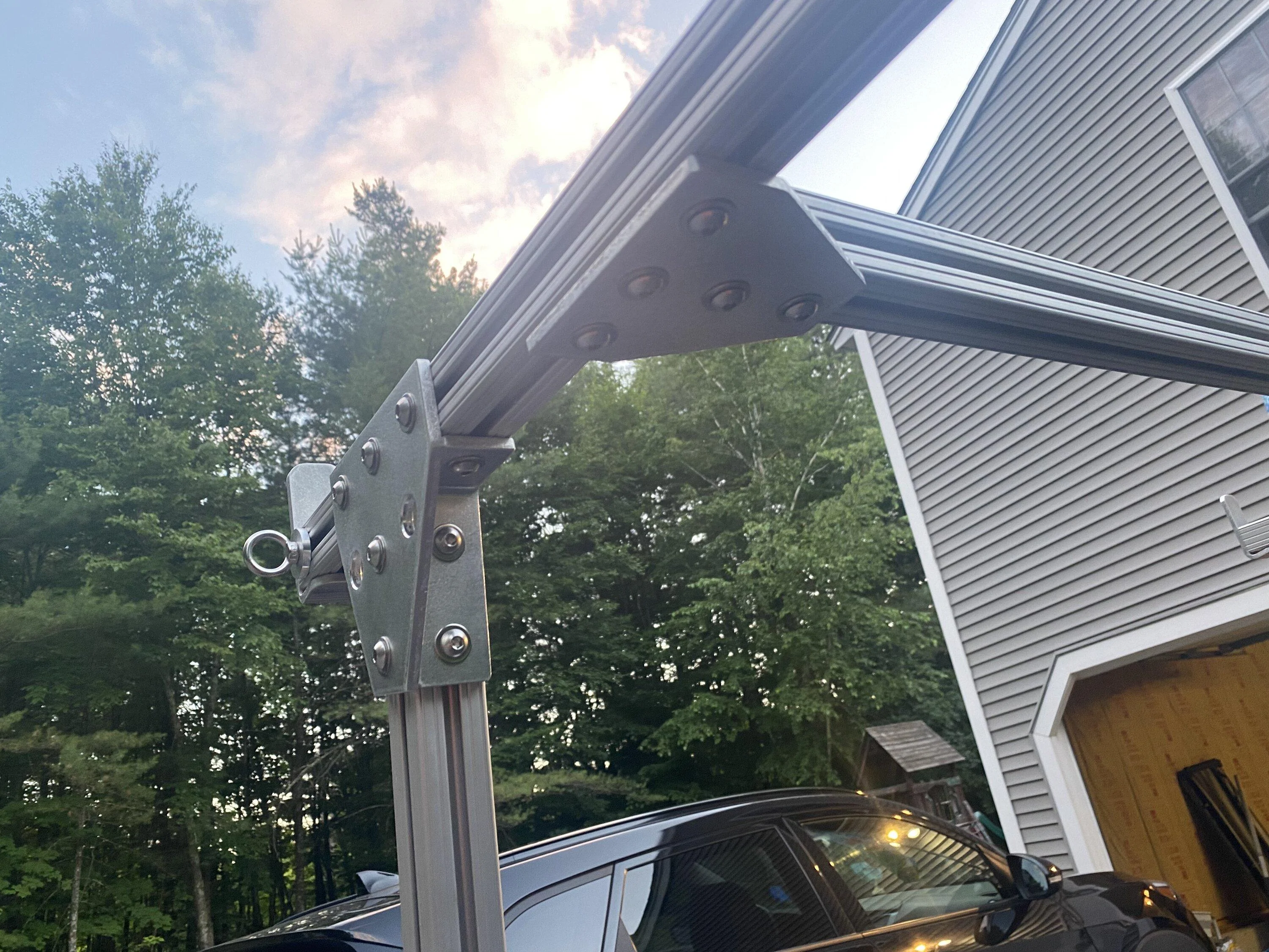 Ford Maverick My homemade rack 1102322A-516D-45FD-84E6-2FACA8FA7D39
